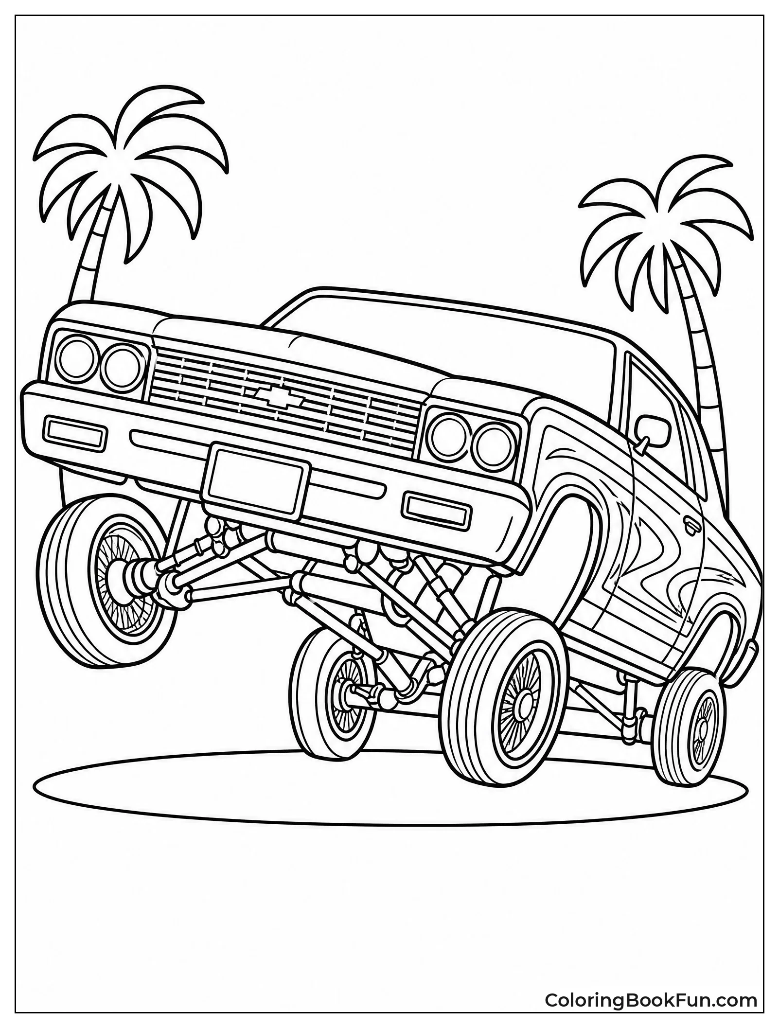 Lowrider Tilts on One Side