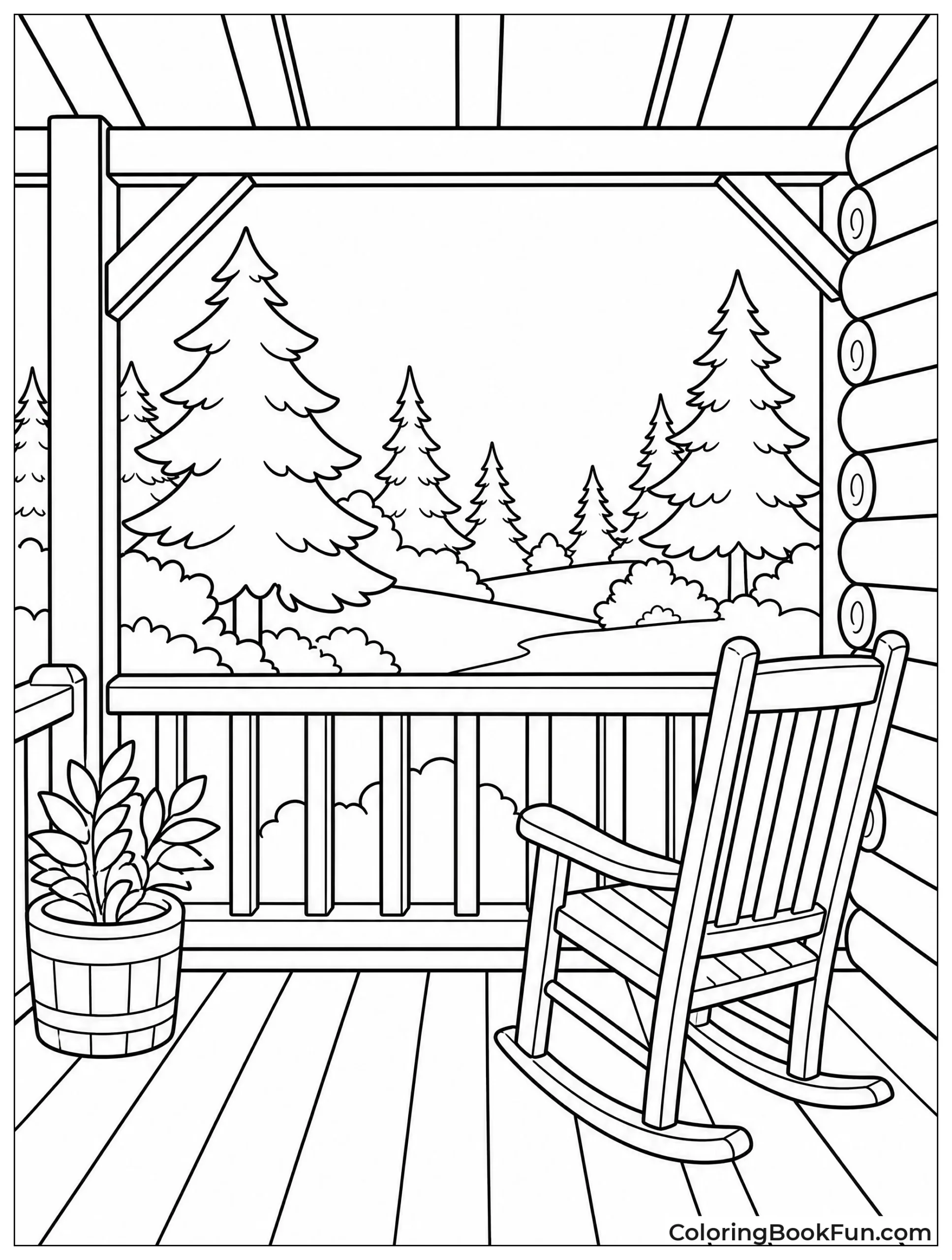 View from Cabin Porch