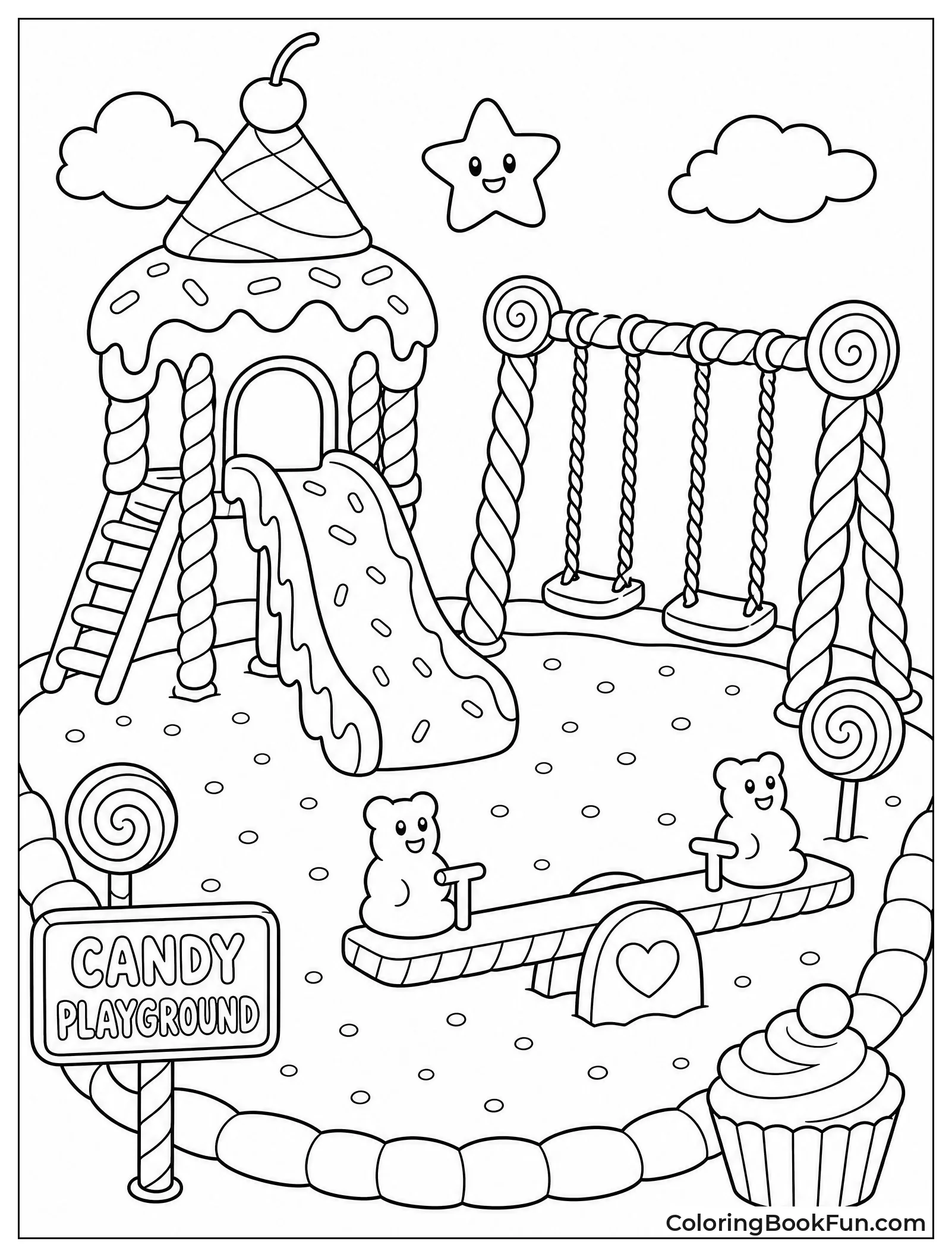 Slide Made of Icing