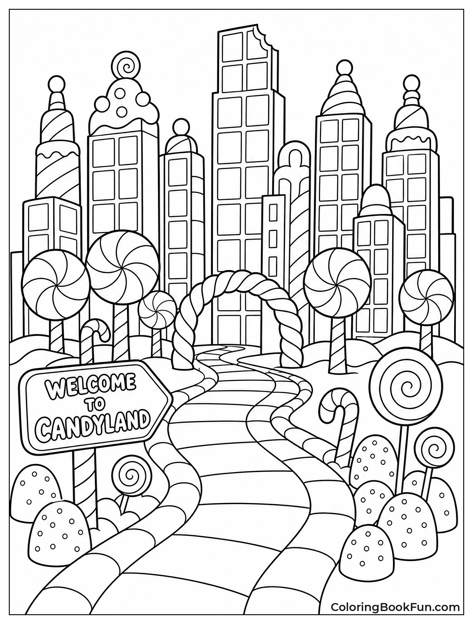 Chocolate Skyscrapers Line the Streets