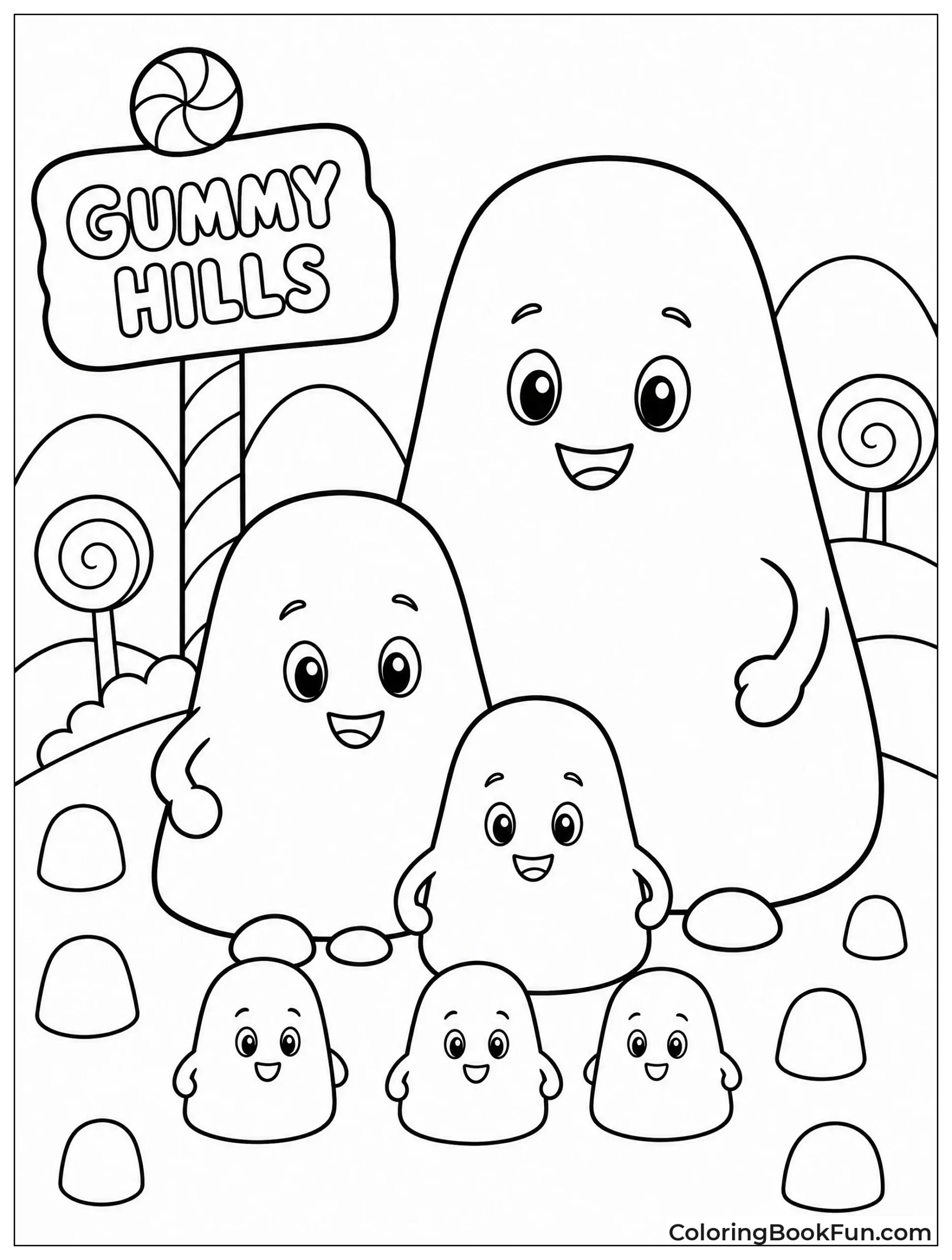 Gumdrop Family Stands Together