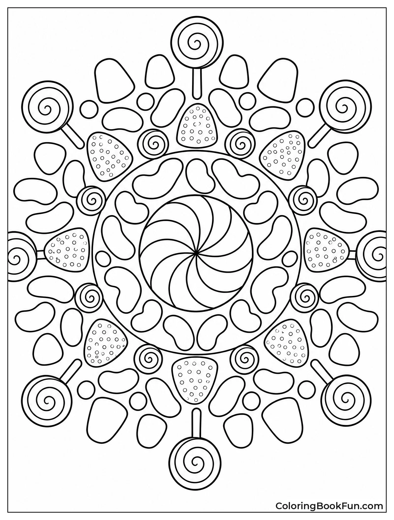 Gumdrops Form a Mosaic