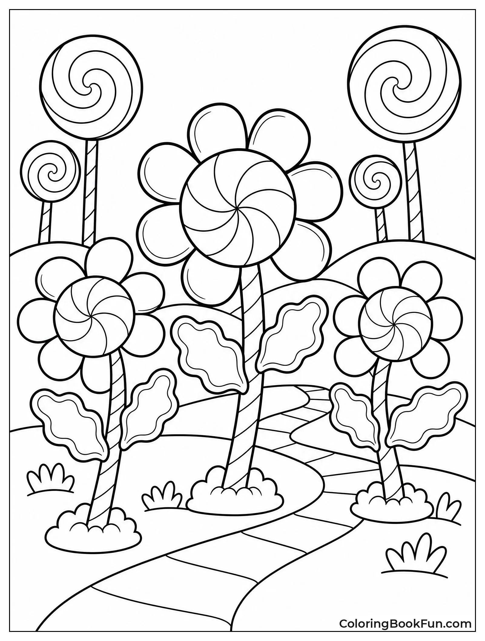 Candy Flowers Bloom in Spring