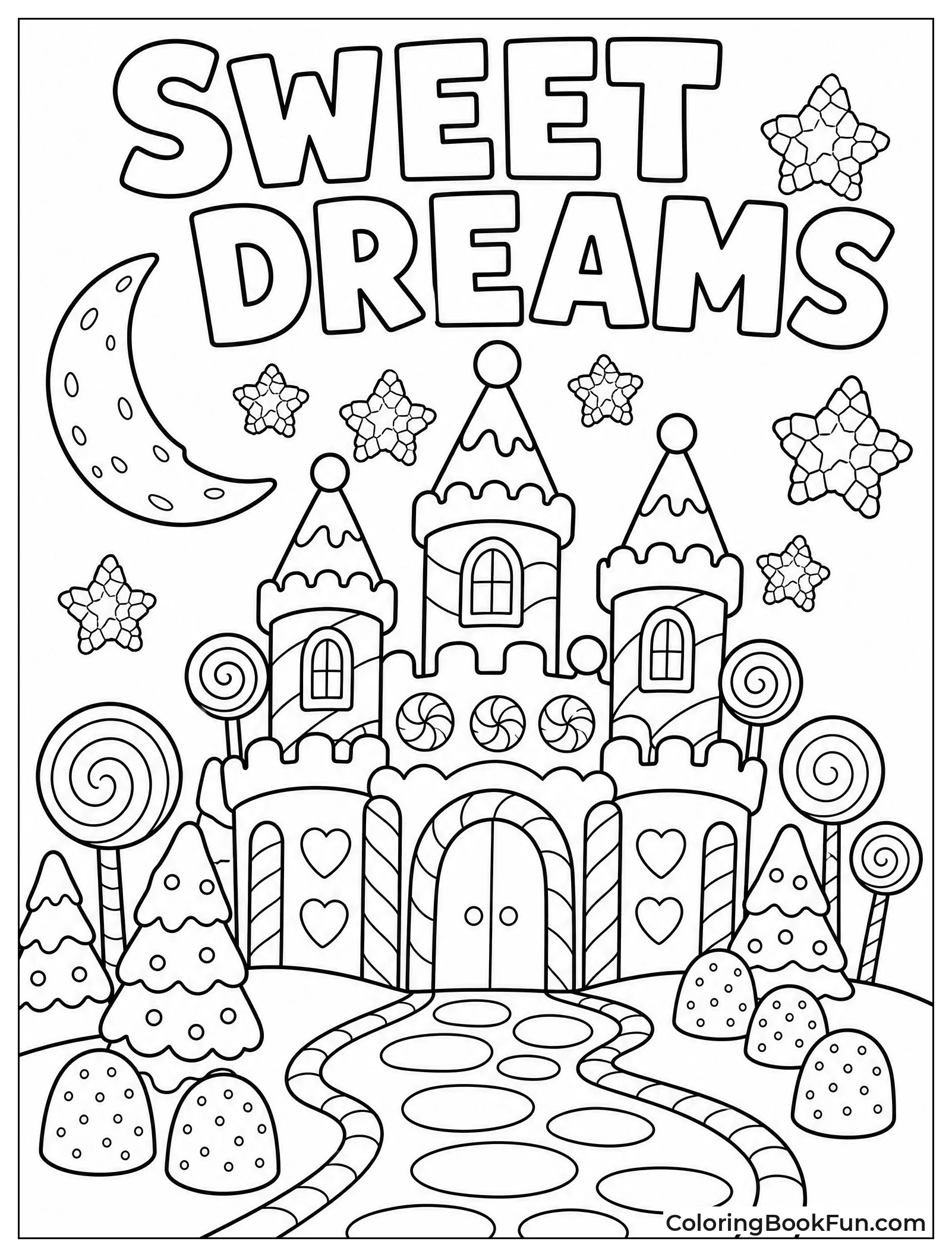 Castle Sleeps Under Lemon Moon