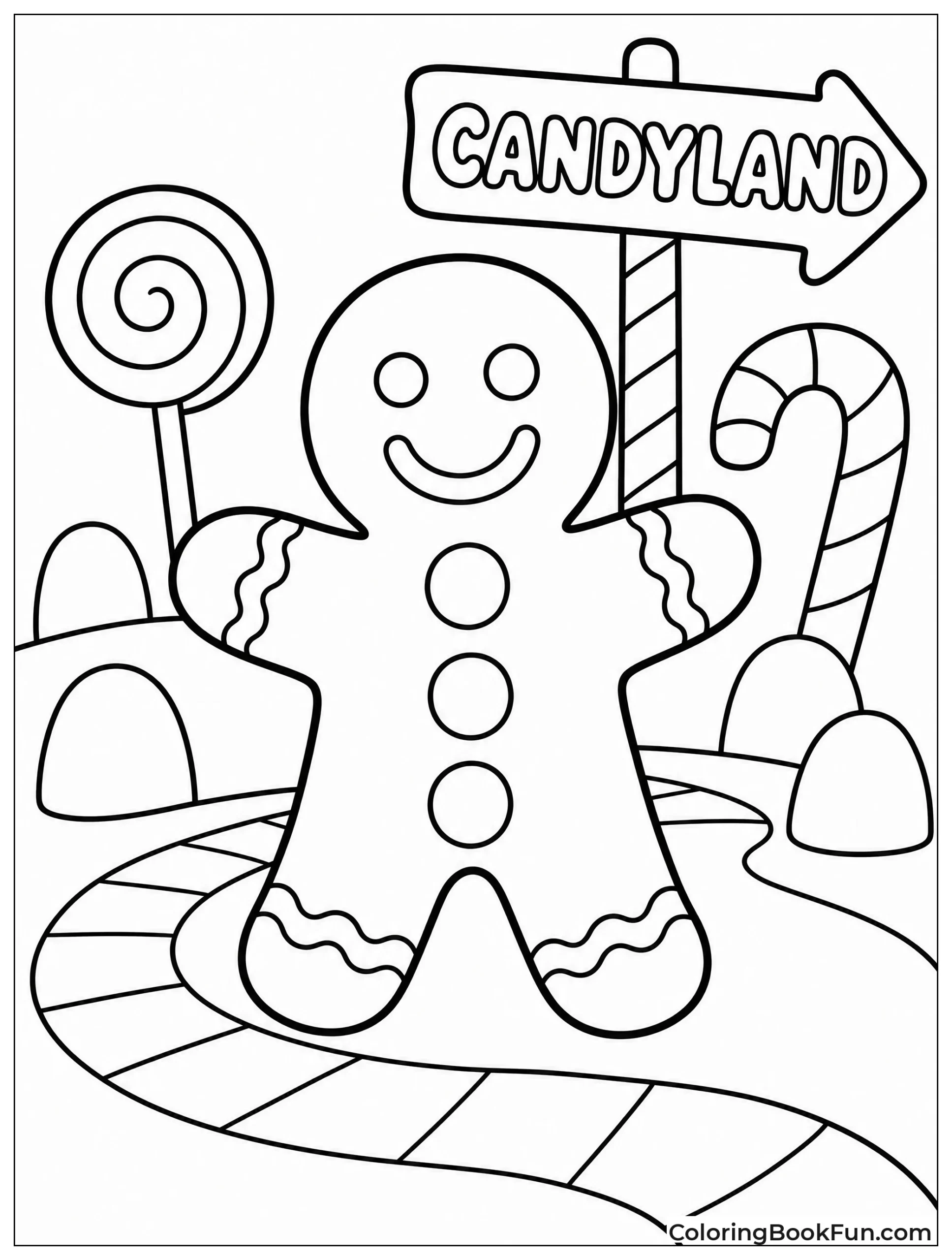 Simple Gingerbread Man Smiles