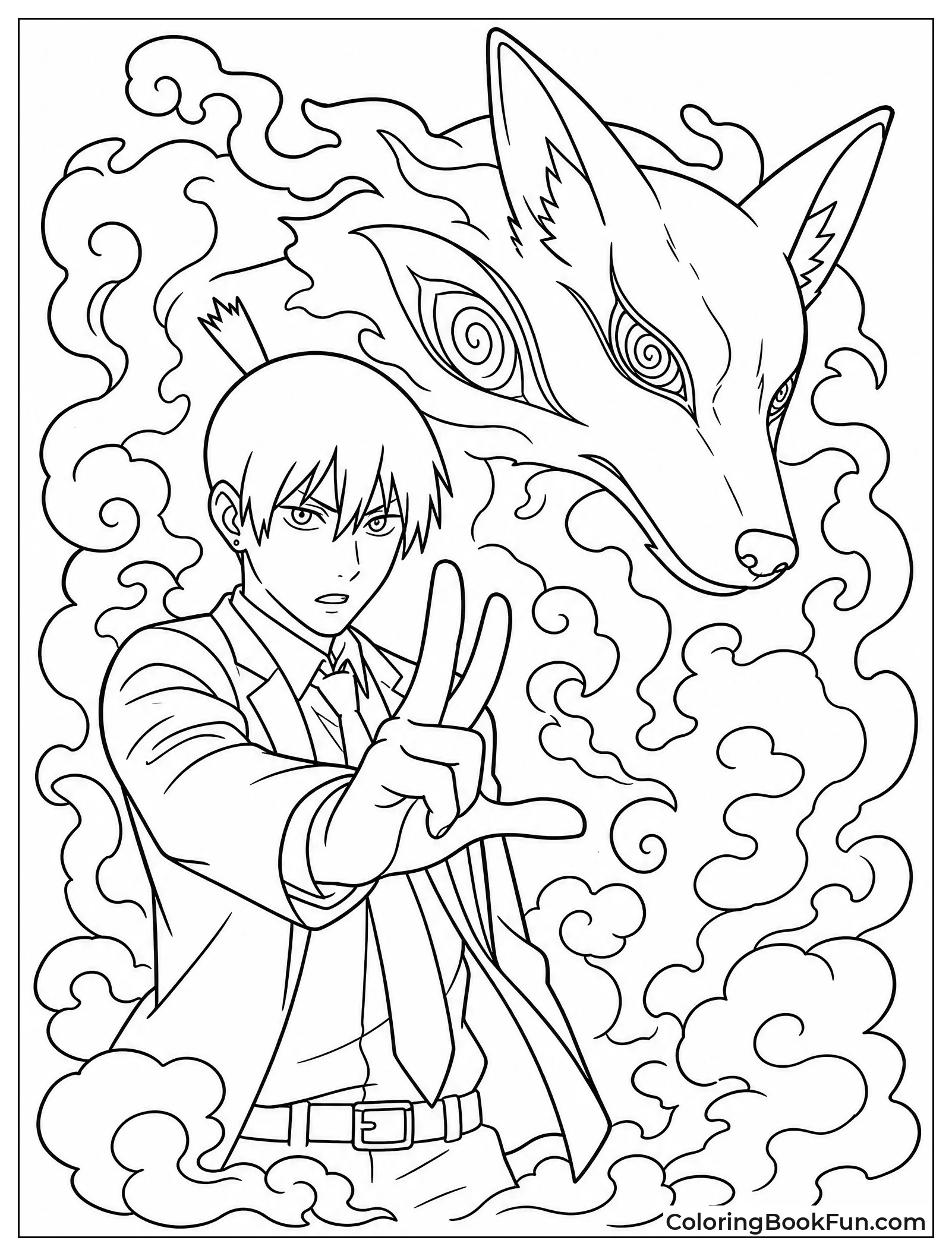 Aki Makes Contract with Fox Devil
