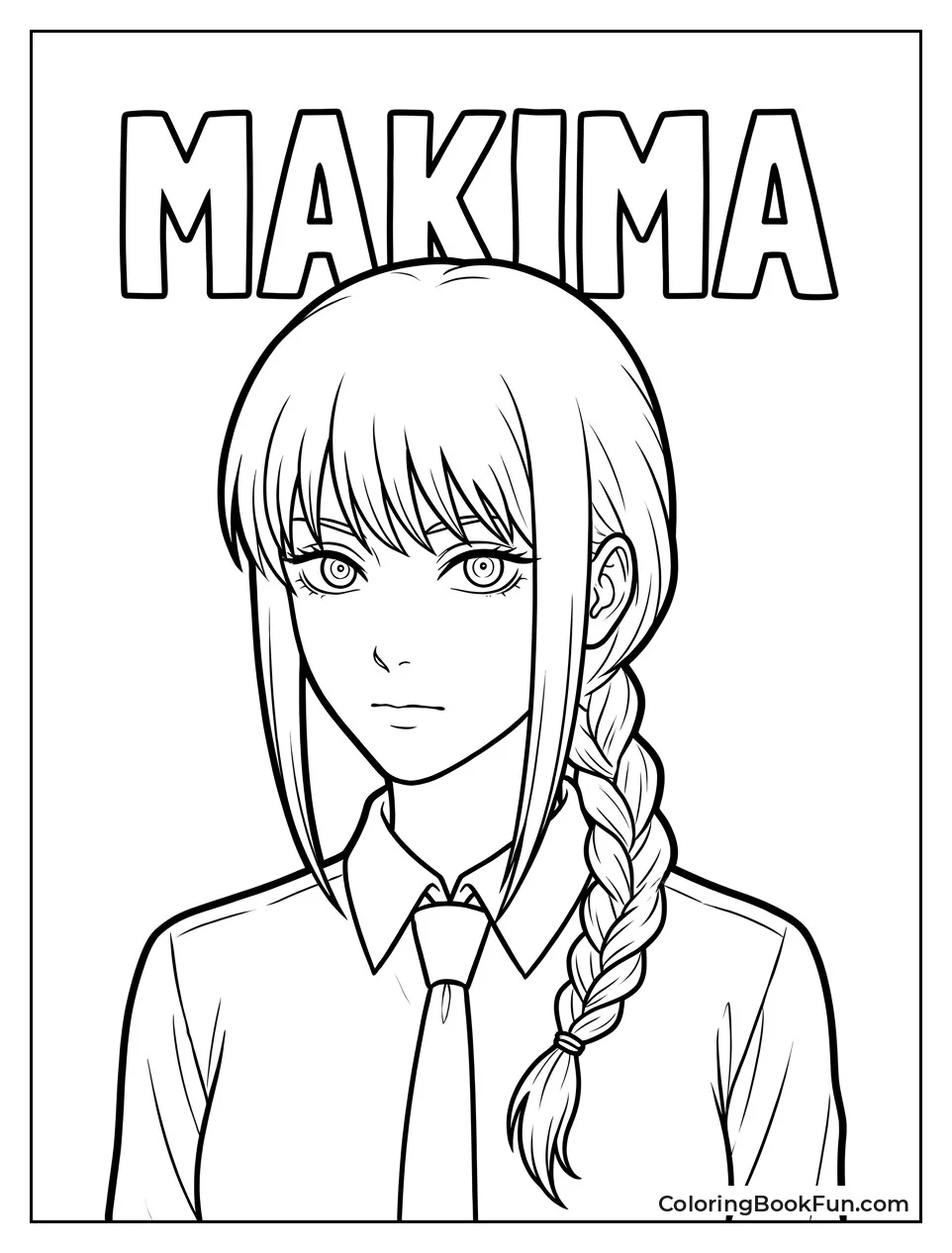 Makima Stares with Calm Eyes