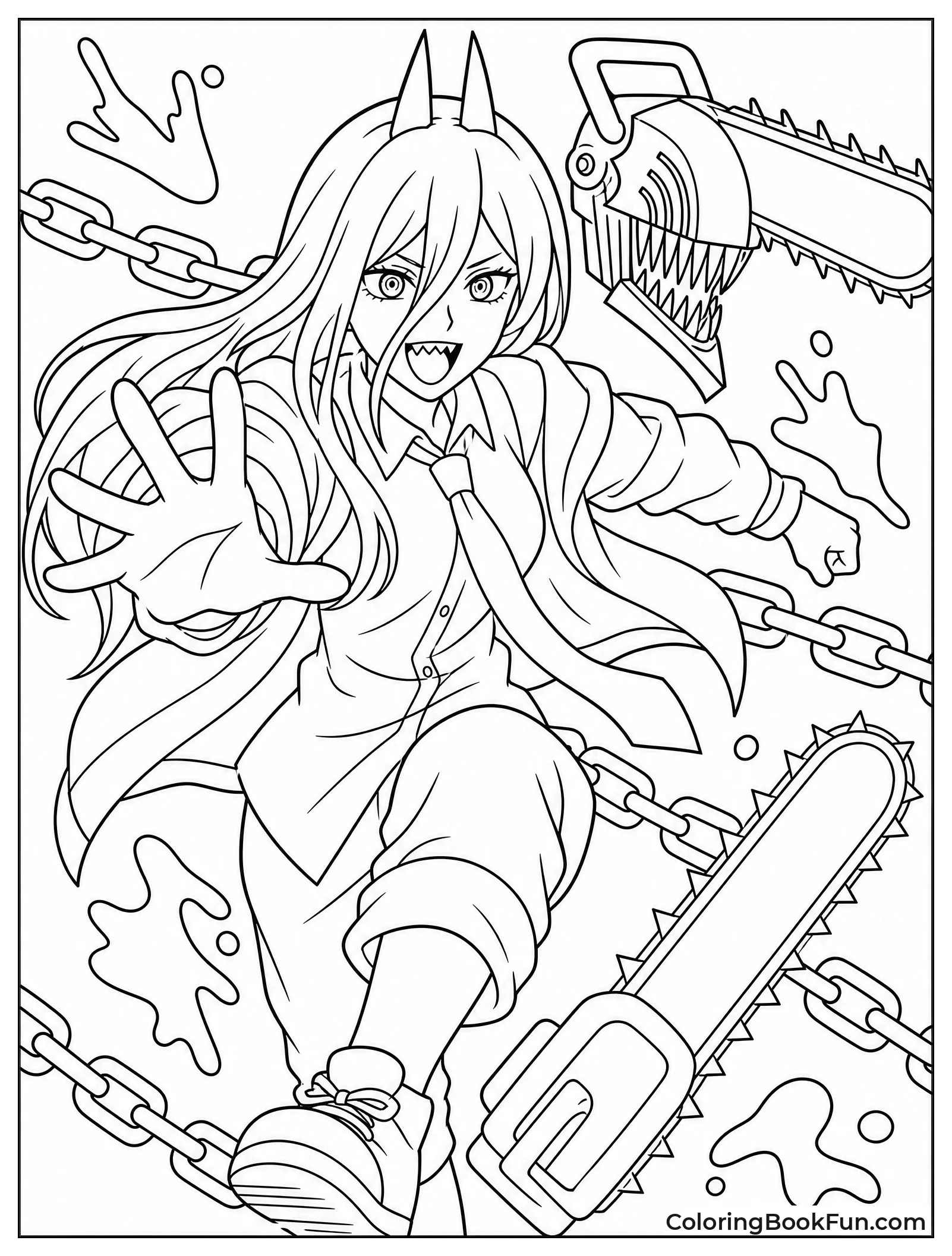 Power Stands with Chainsaw Man