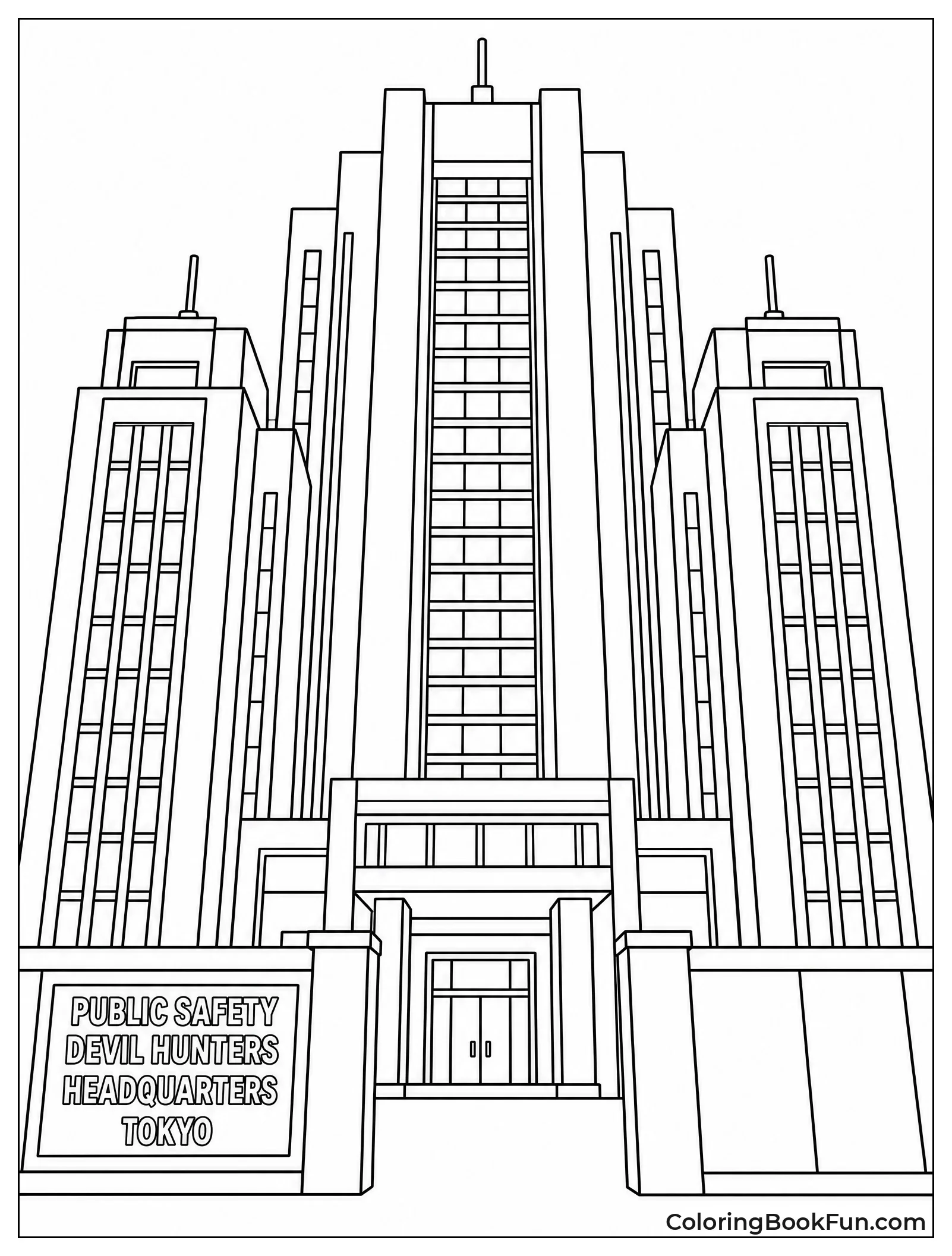 Big Public Safety Headquarters Building