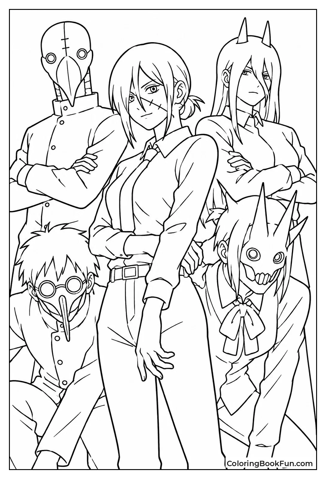 Quanxi Poses with Her Team