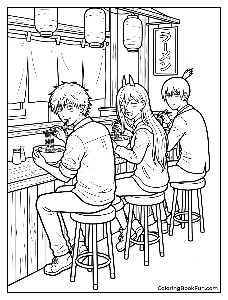 Team Eats Ramen at Shop