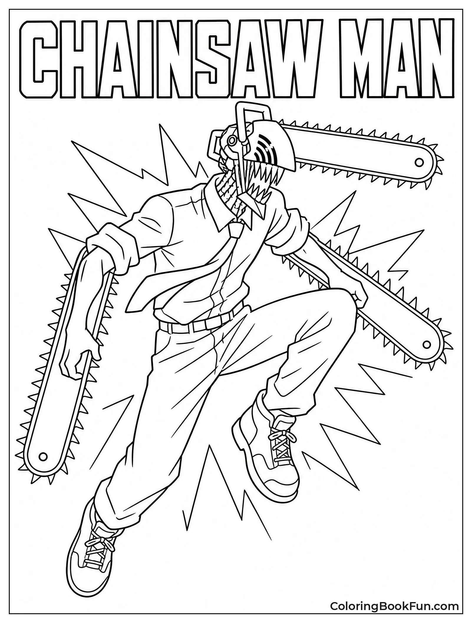 Chainsaw Man Ready for Action