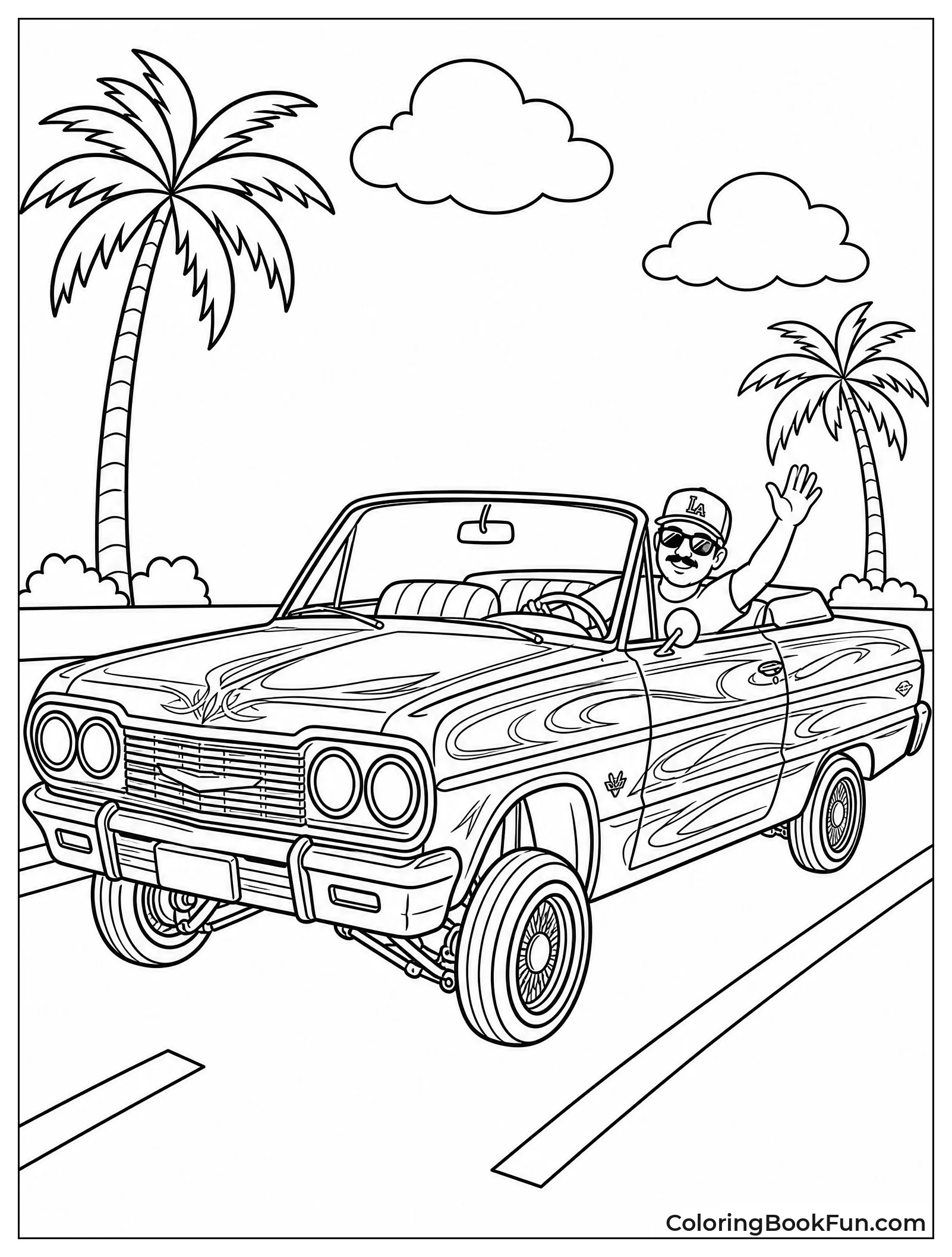 Convertible Shows Plush Seats