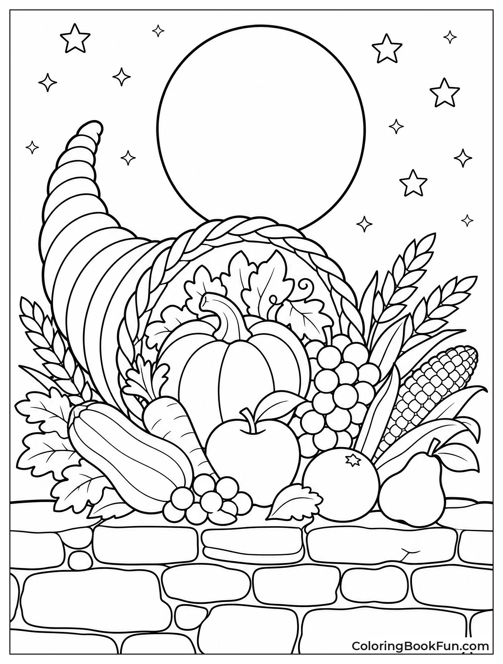 Cornucopia under Big Harvest Moon