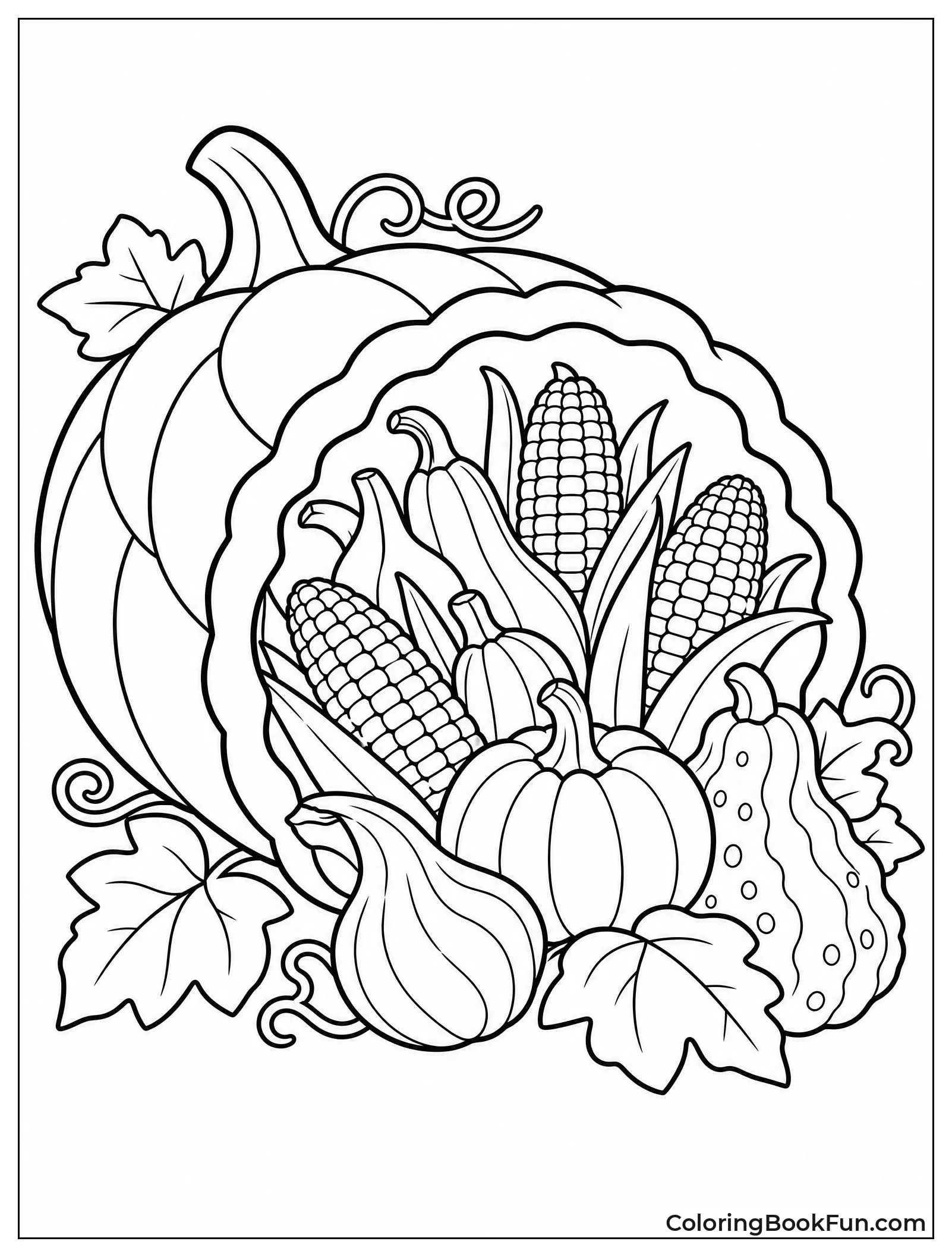 Giant Pumpkin Filled with Gourds
