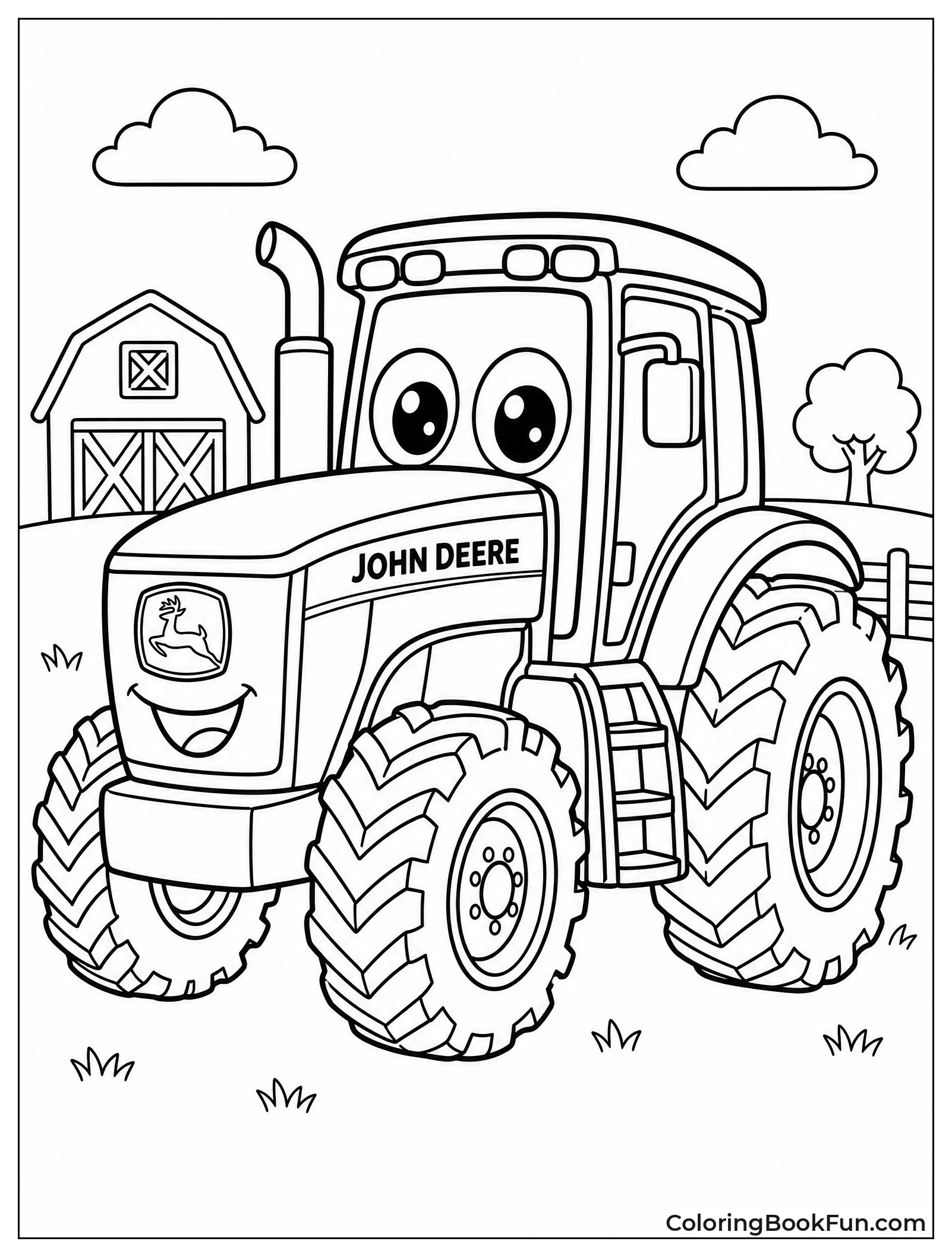 Chibi Tractor with Oversized Wheels