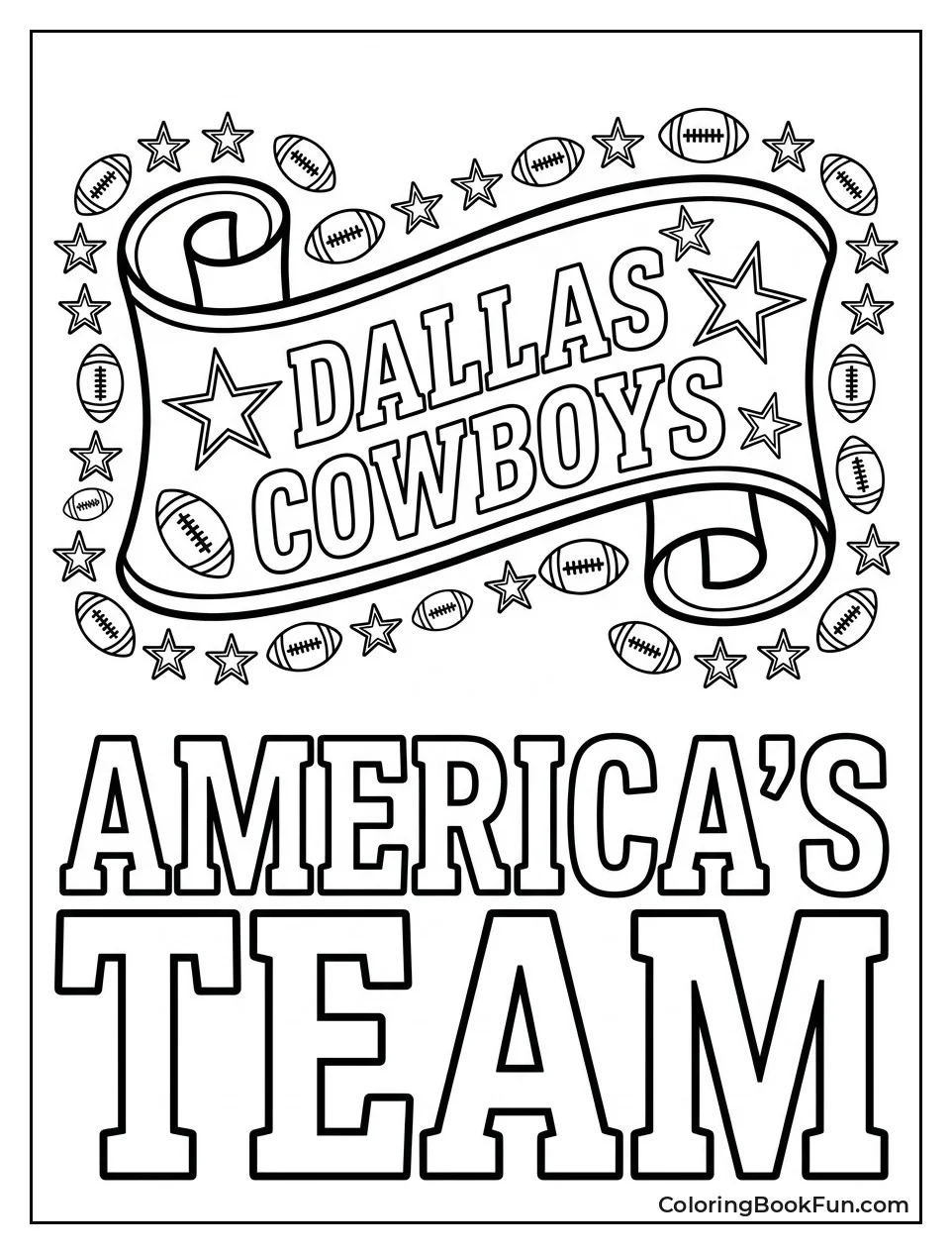 Americas Team Banner with Stars