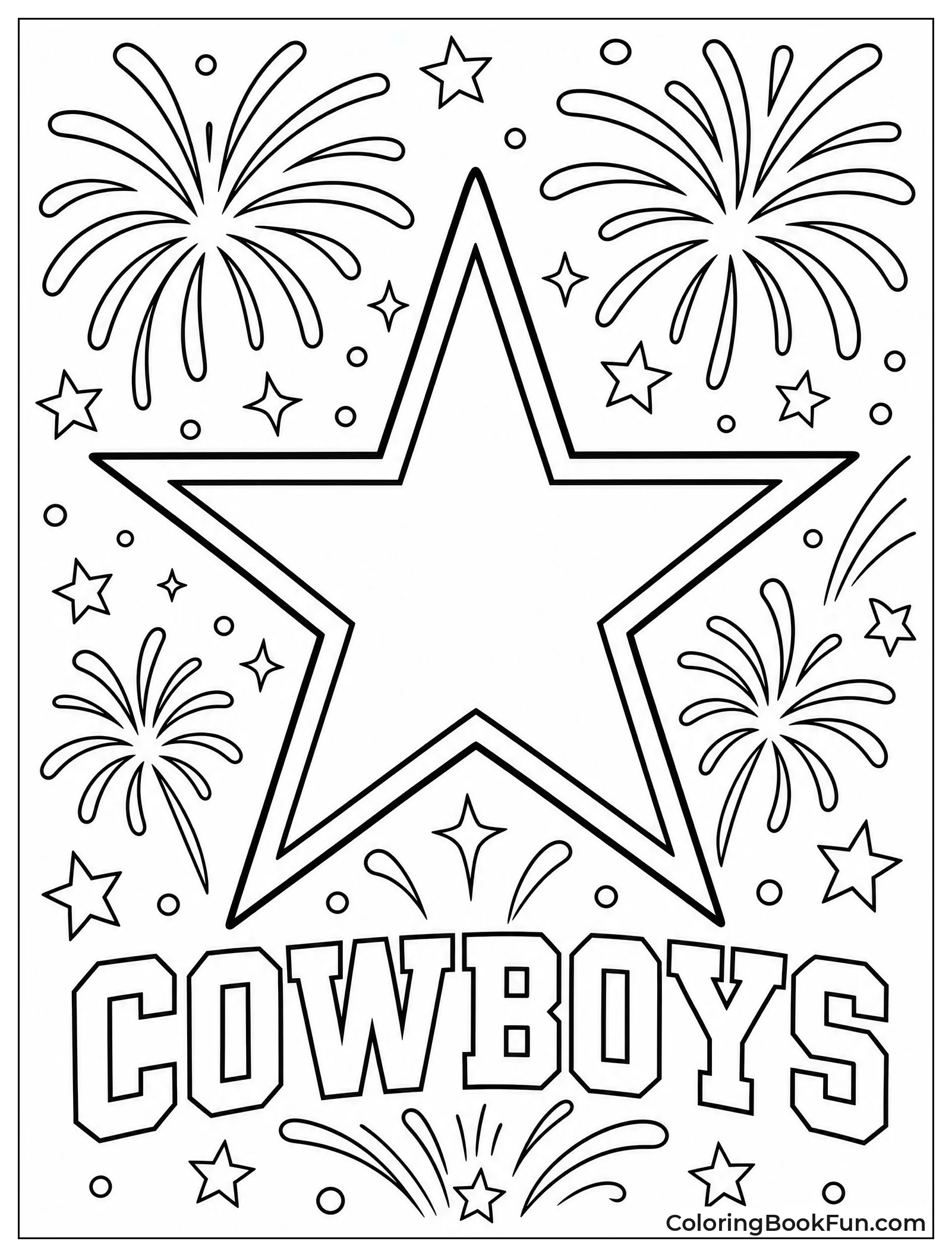 Star Logo with Fireworks