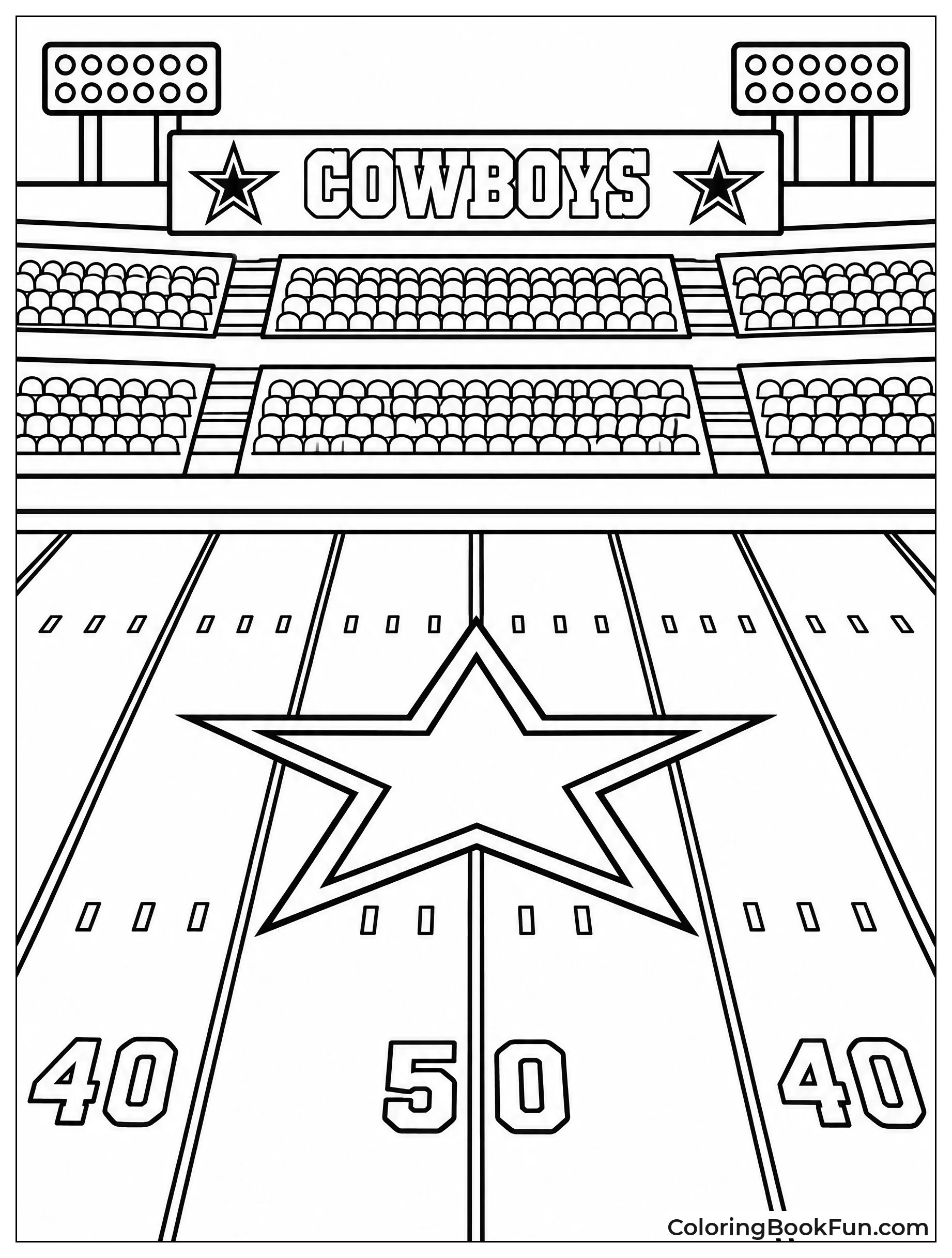 Giant Star at Center Field