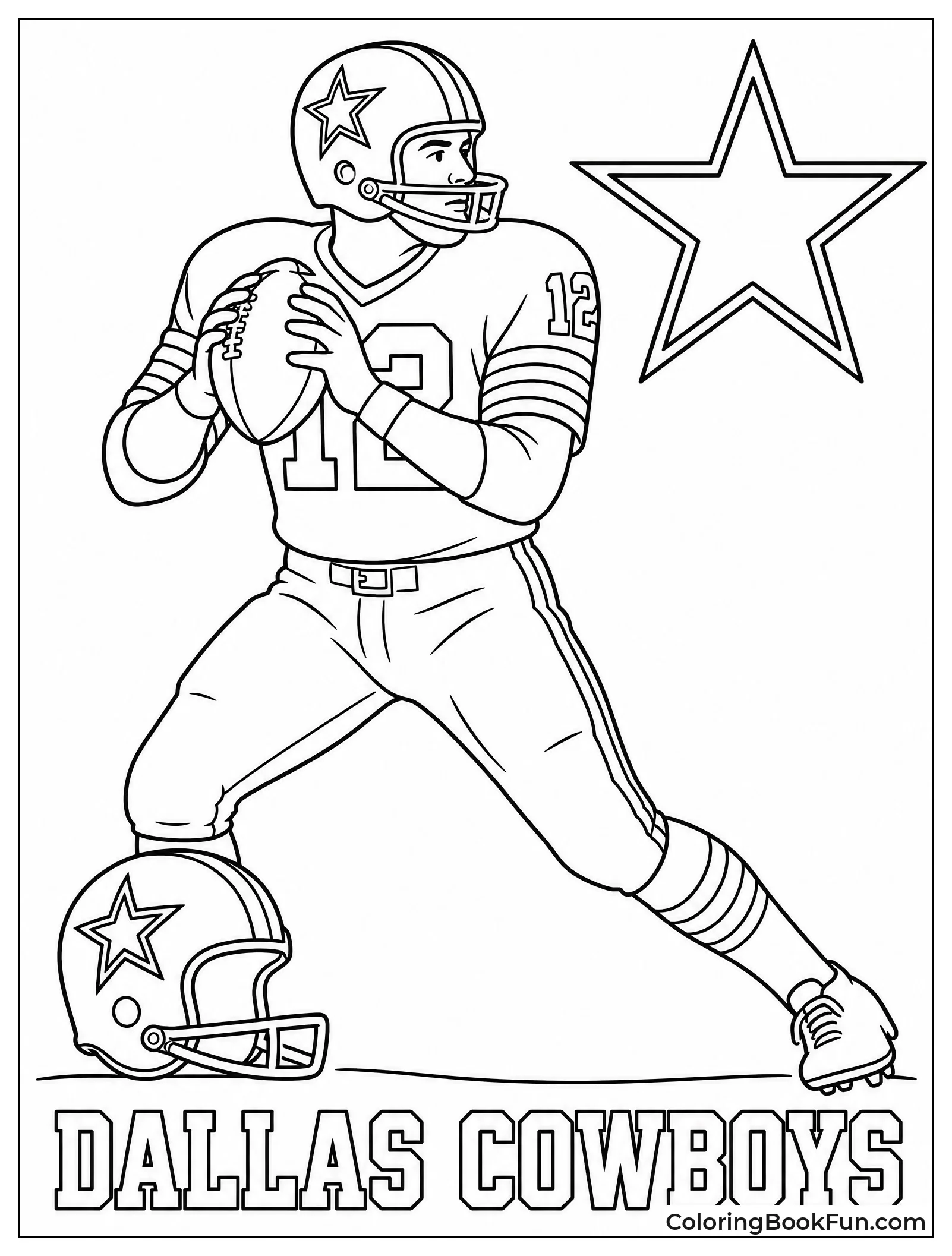 Player in Vintage 1970s Uniform