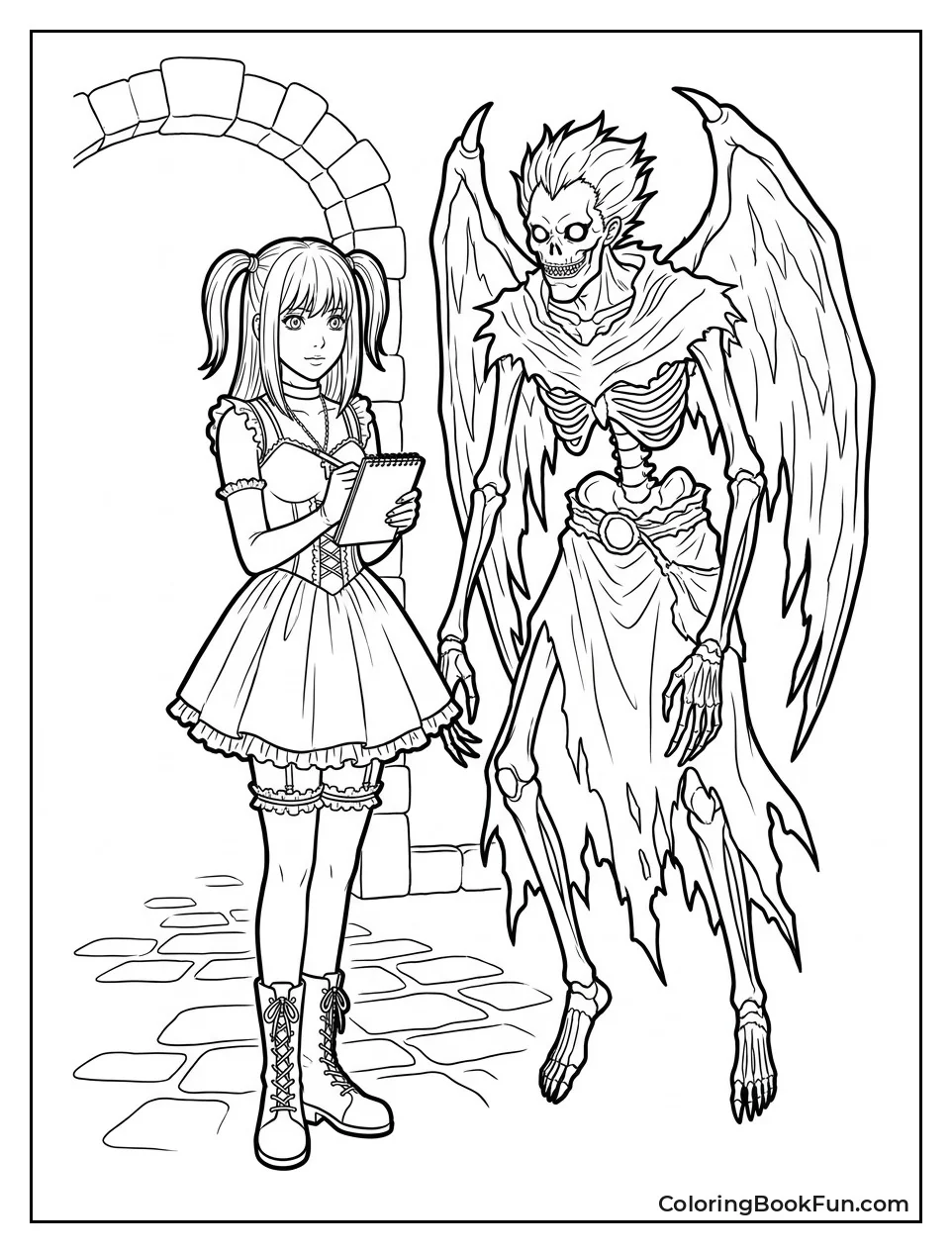 Misa Stands Next to Rem