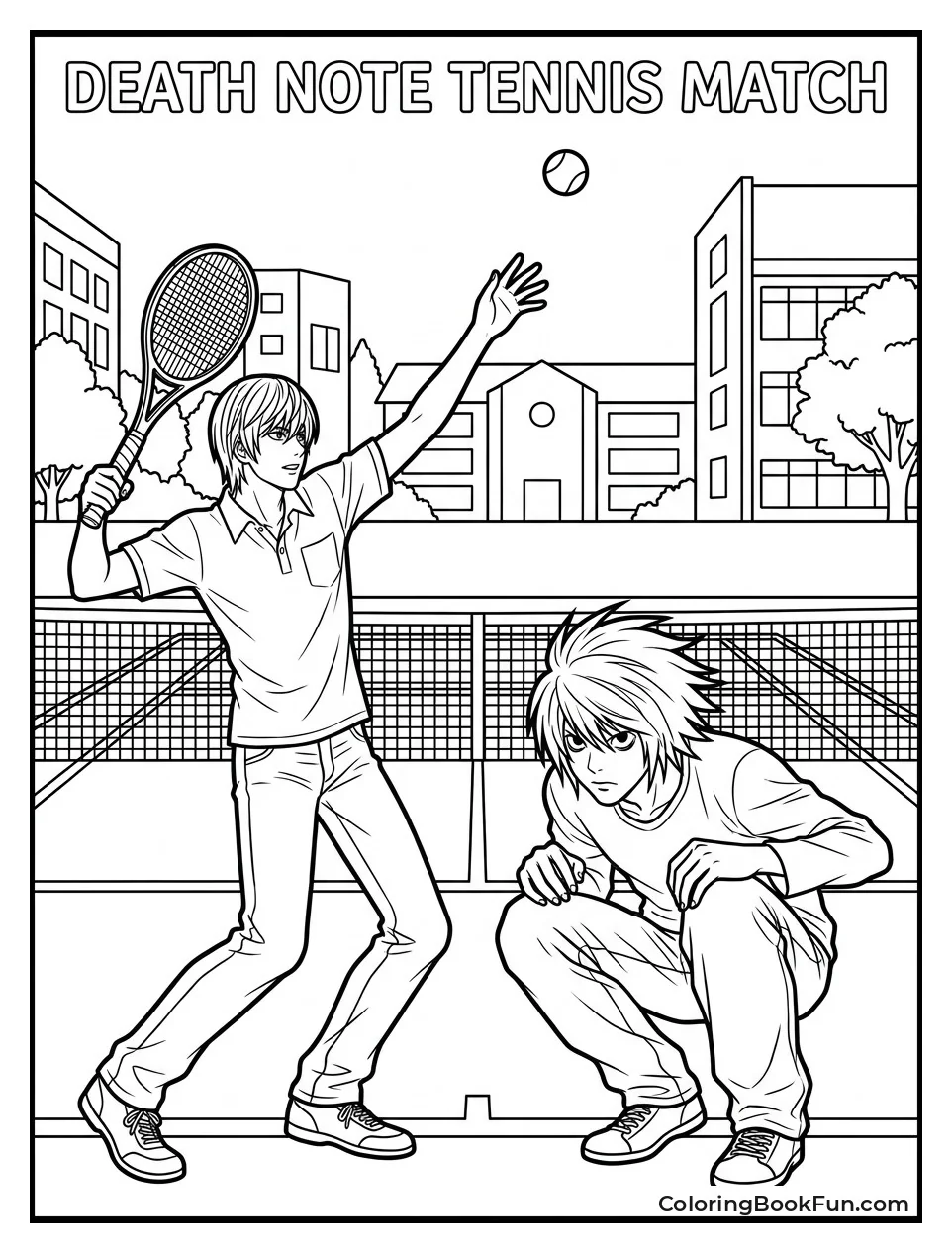 Light and L Play Tennis