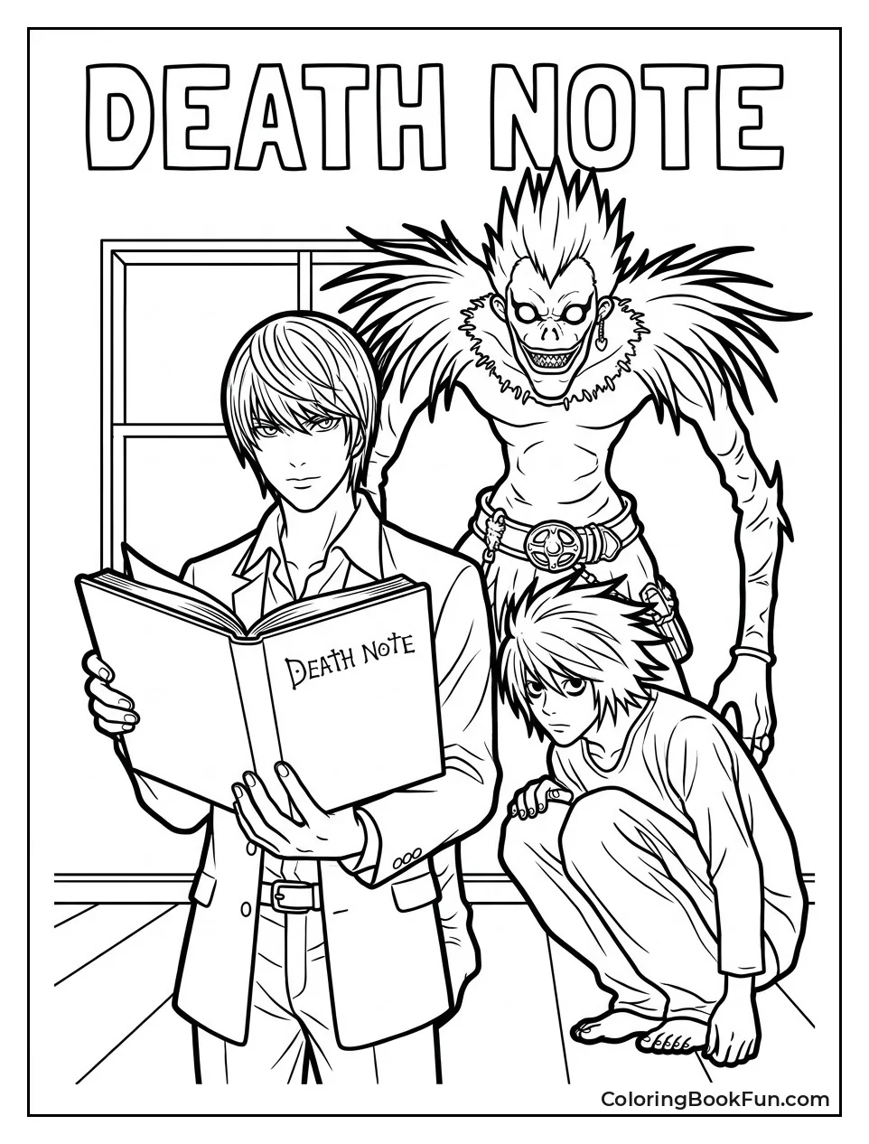 Light Stands with Ryuk and L