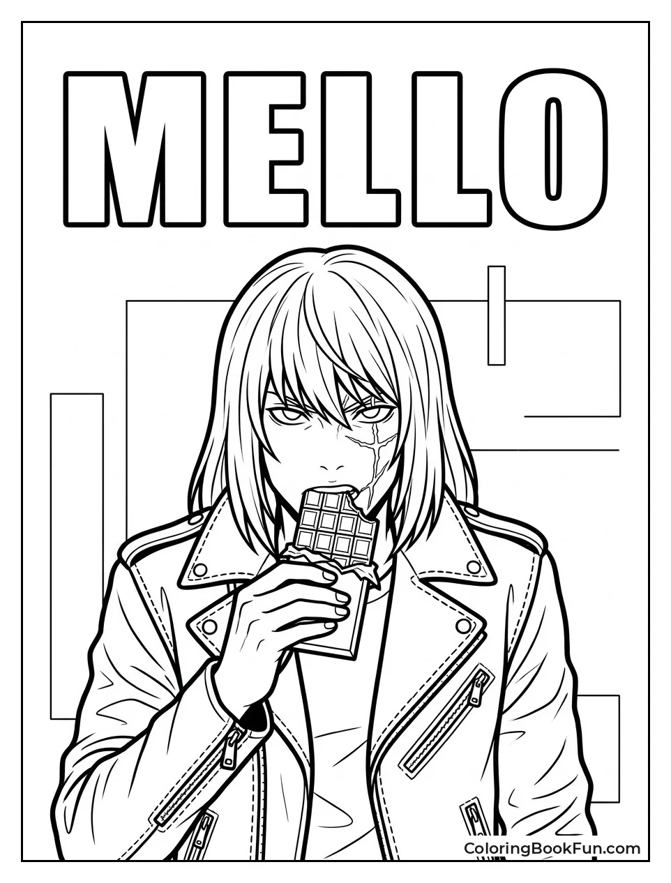Mello Bites into Chocolate Bar