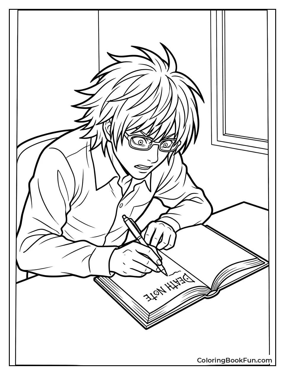 Mikami Writes Names with Focus