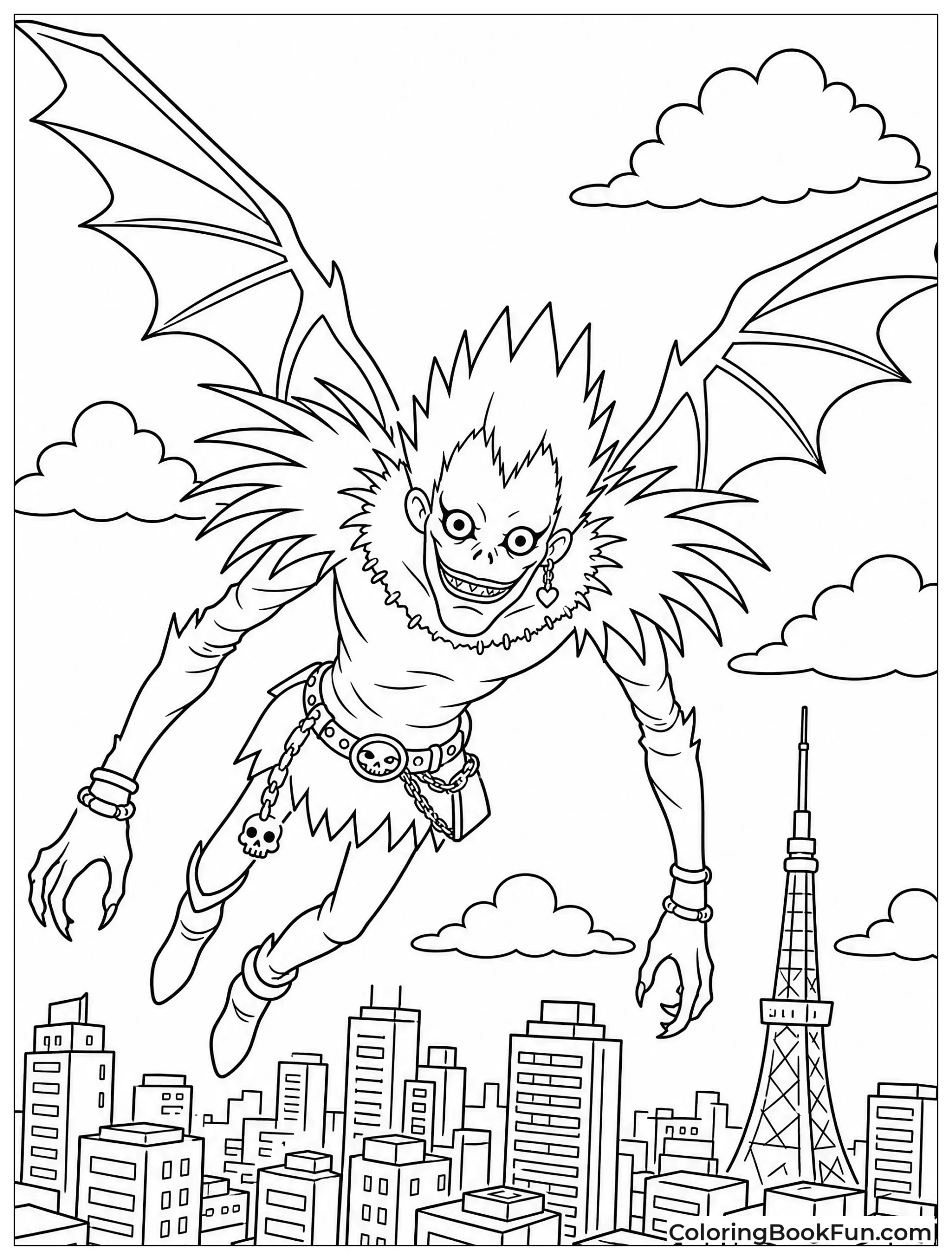 Ryuk Soars High above Tokyo