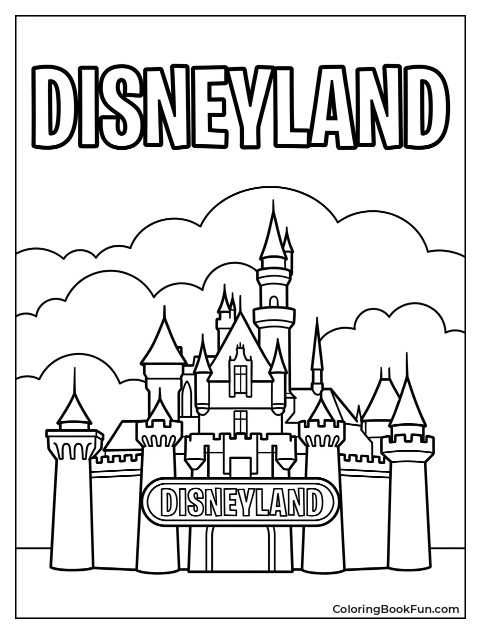 Disneyland Logo with Castle