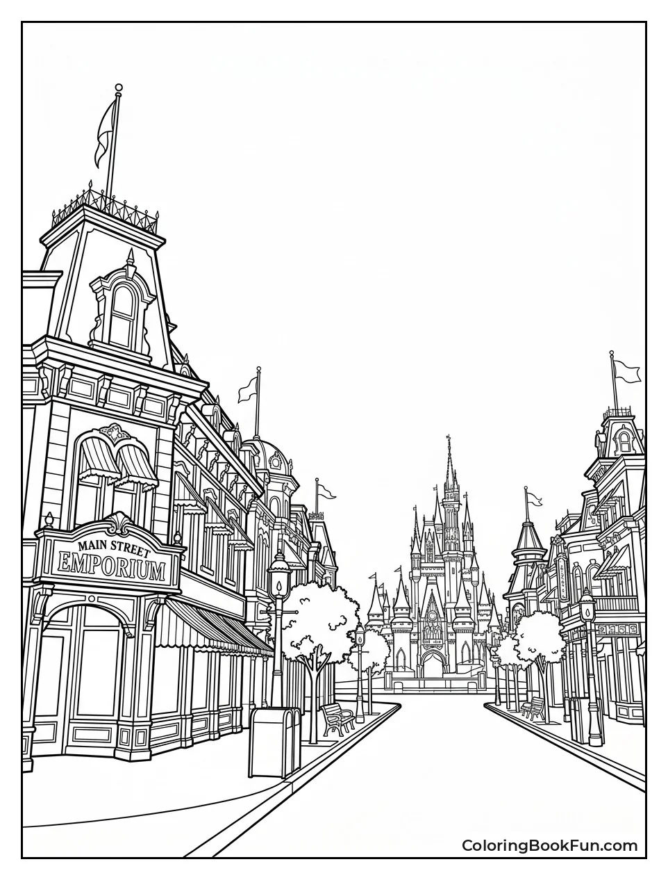 View Up Main Street Shops