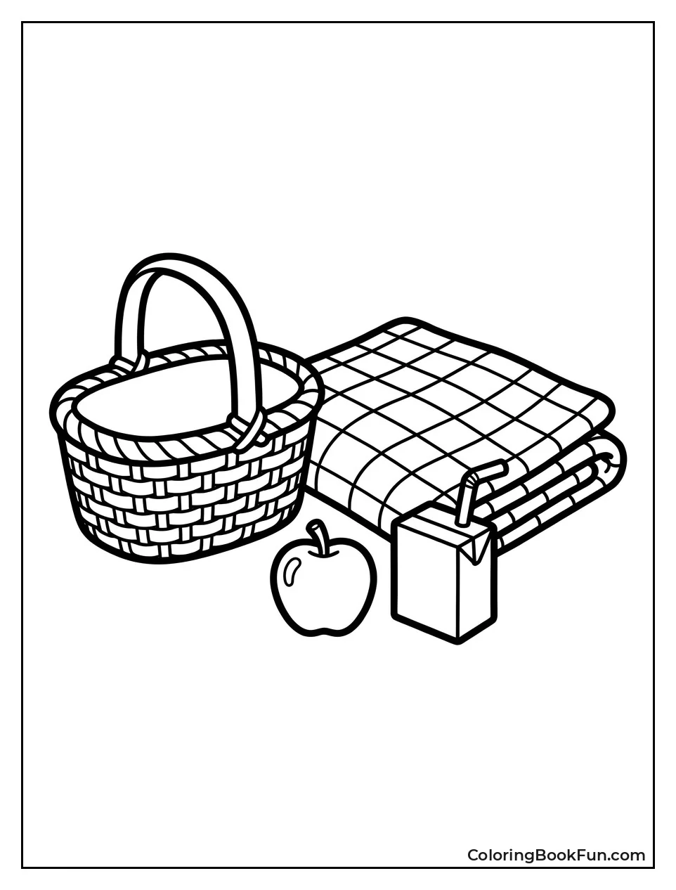 Doll Picnic with Tiny Basket