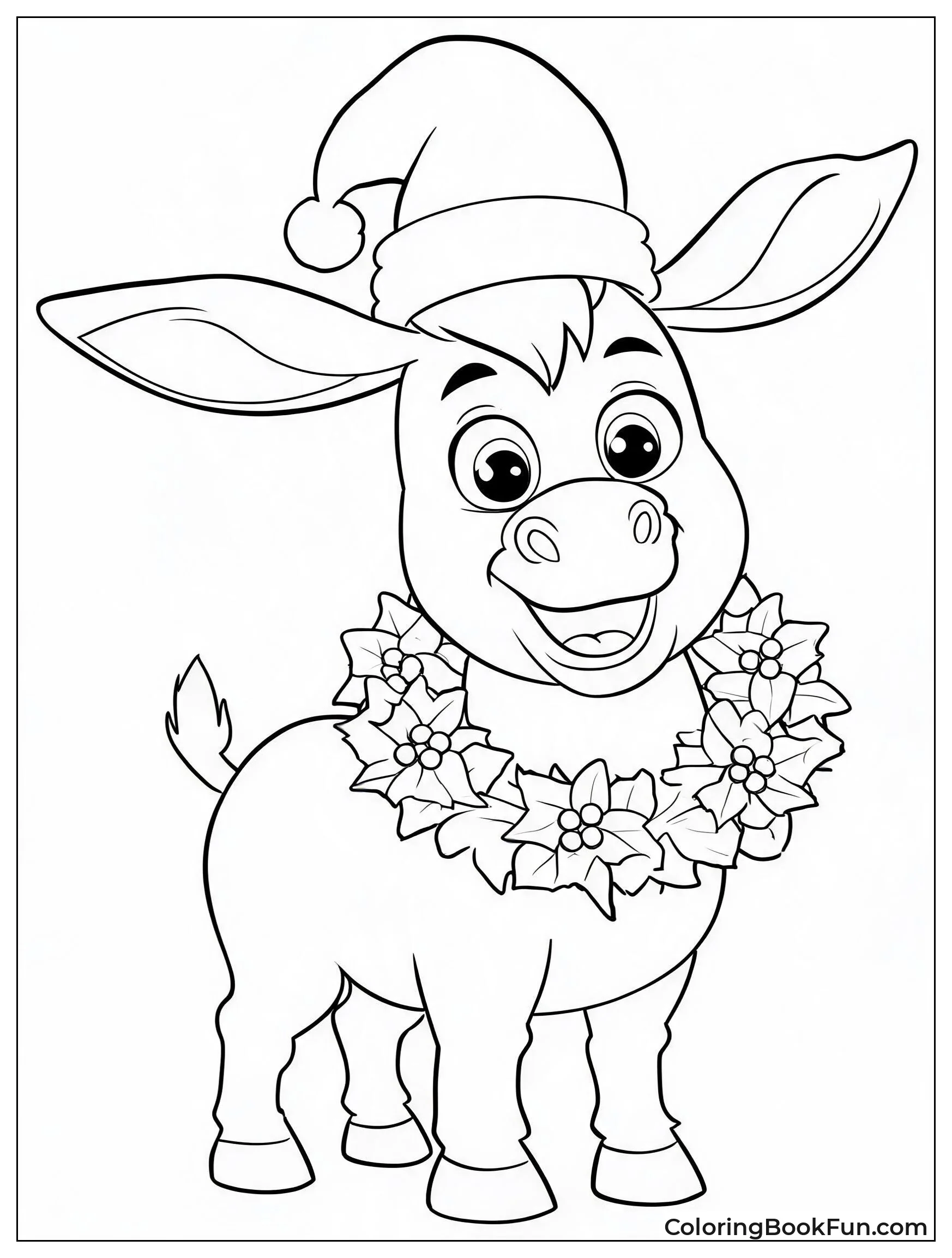 Dominick the Donkey Helping Santa