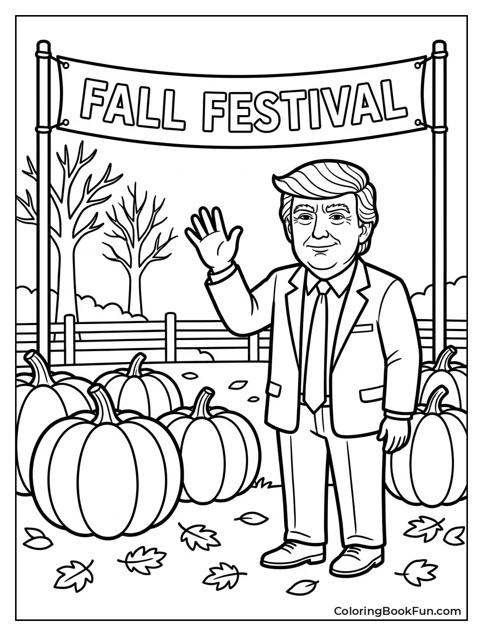 Trump at Autumn Campaign Event