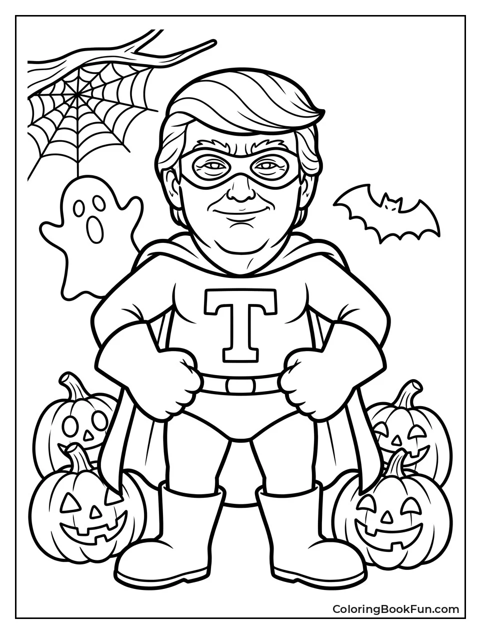 Trump Wearing a Fun Costume