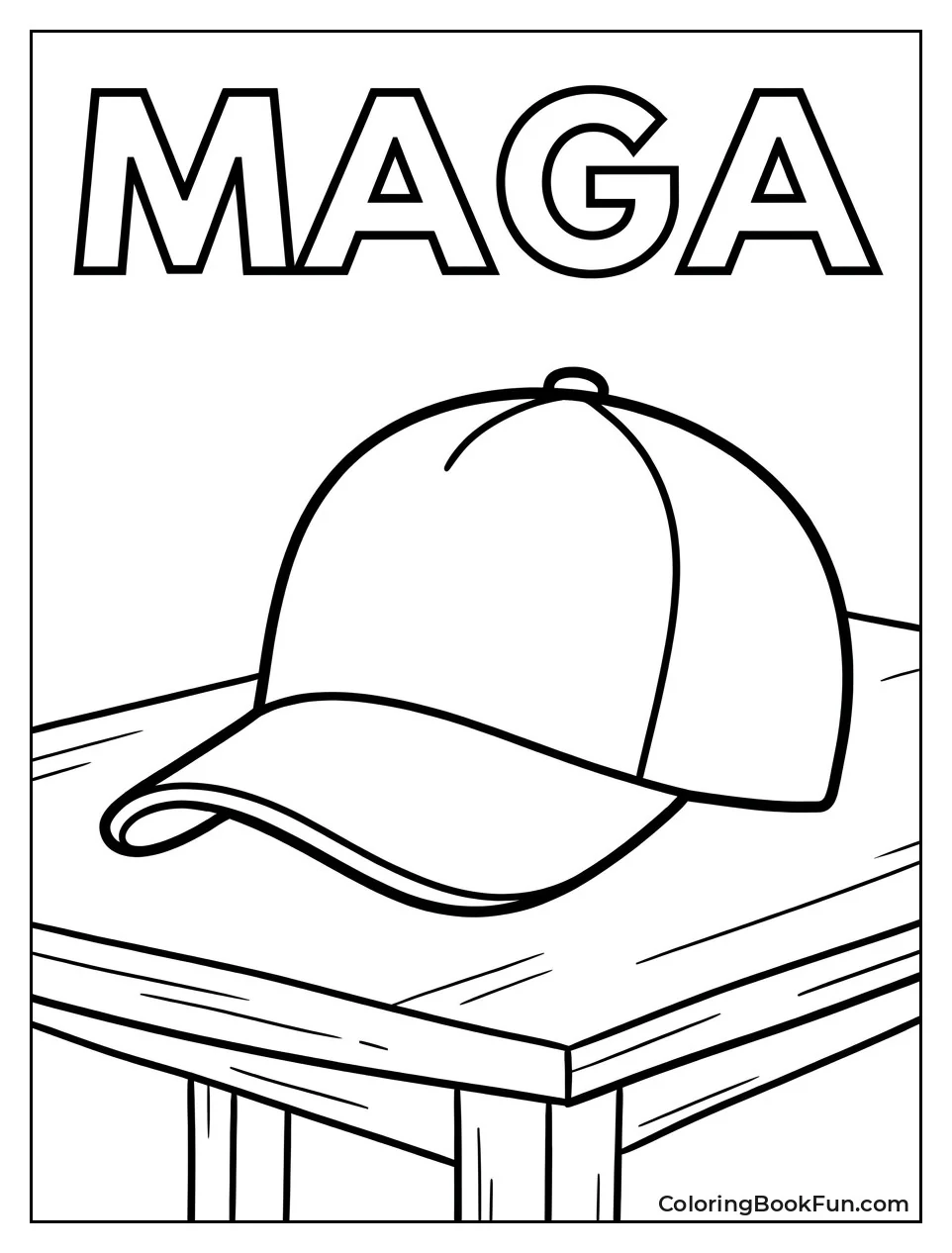 Big Red Hat on Table
