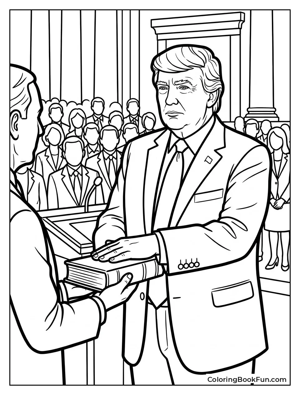 Trump Sworn in at Inauguration