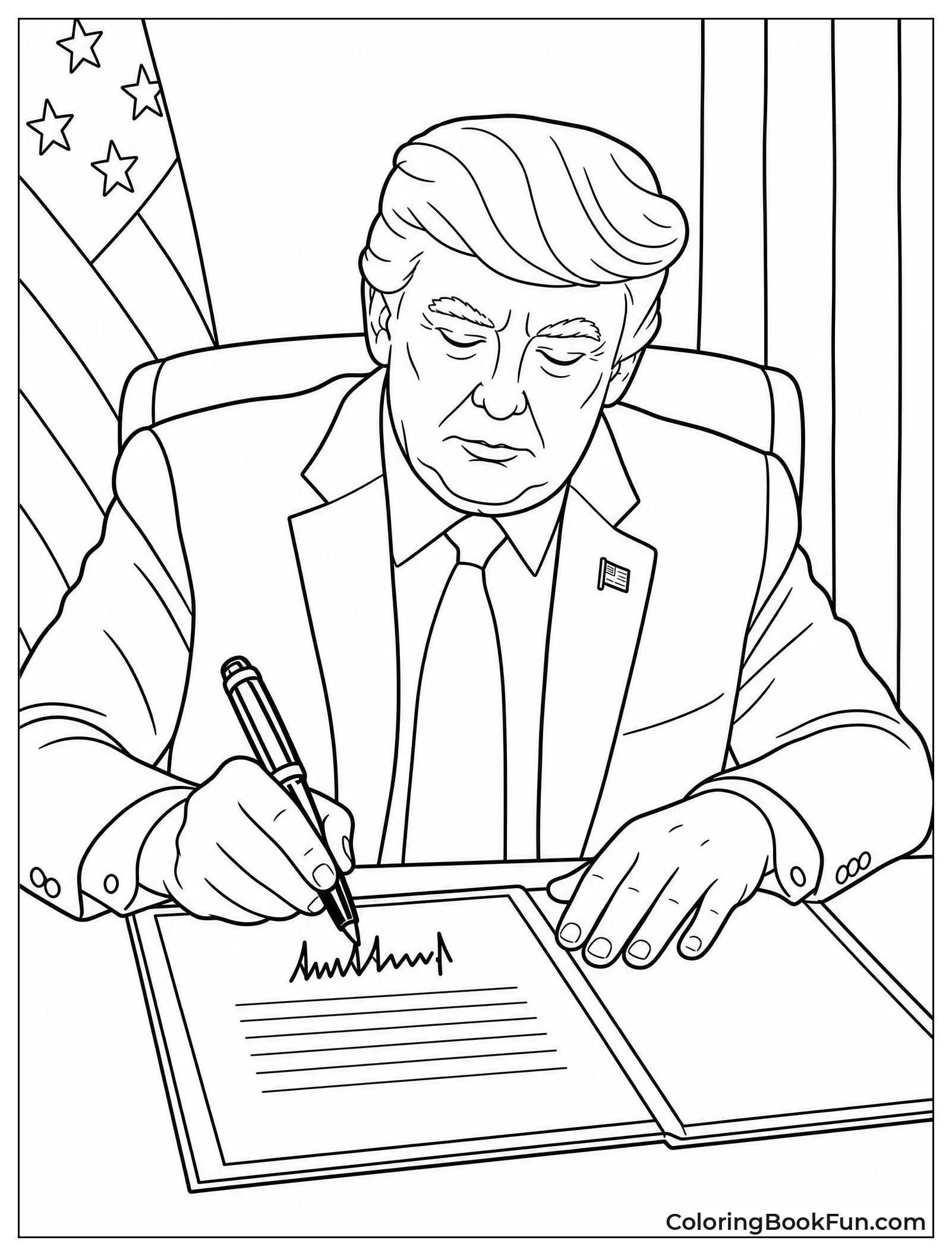 Trump Signing a Big Bill