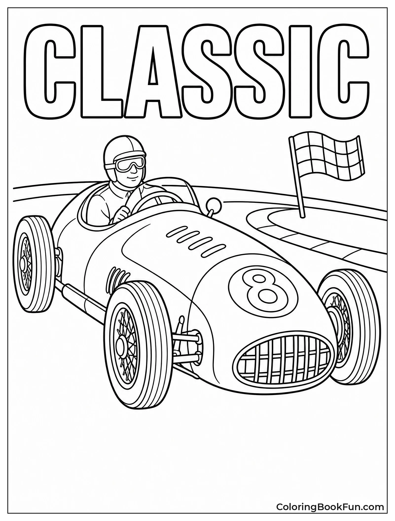 Old F1 Car from 1950s