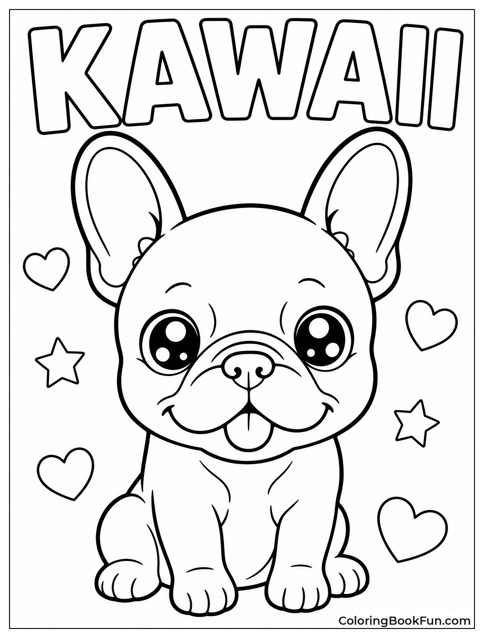 Kawaii Frenchie Shows Big Eyes