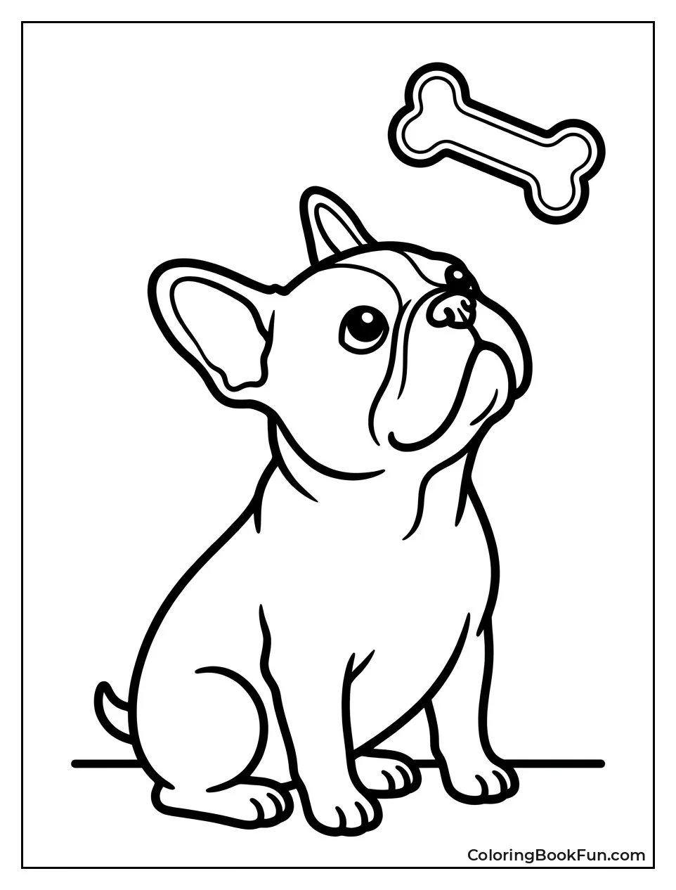Frenchie Watches Floating Dog Treat