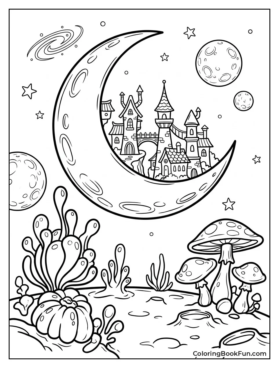 Strange Plants on Alien Planet