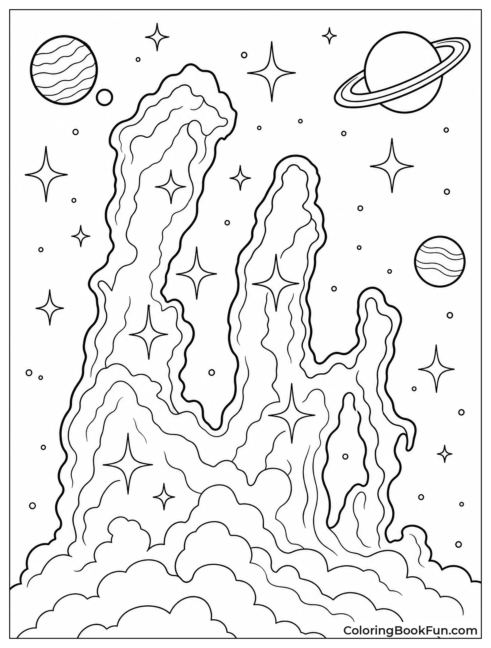 New Stars Forming in Nebula