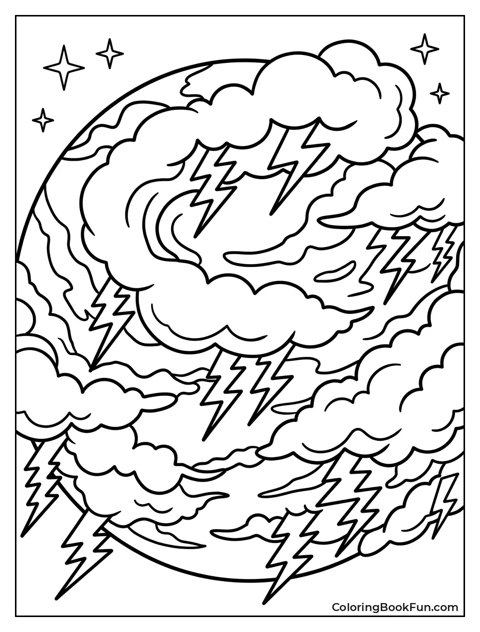 Lightning on Venus Surface