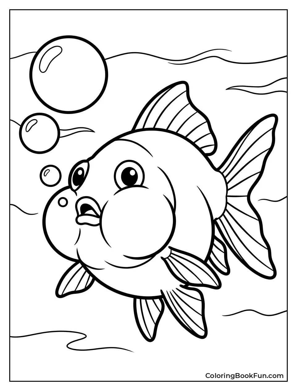 Goldfish Puffs Its Cheeks