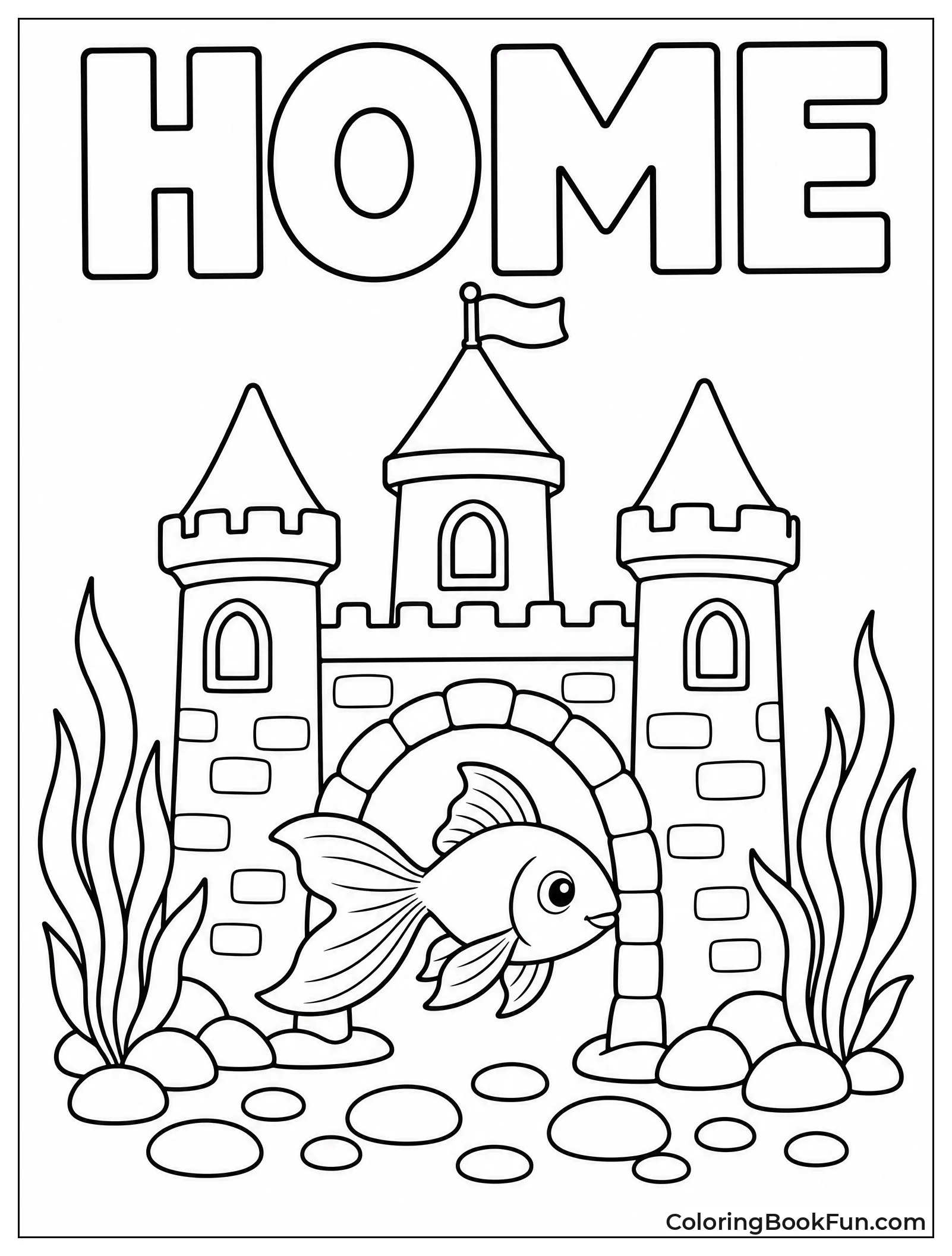 Goldfish Explores Castle Archway