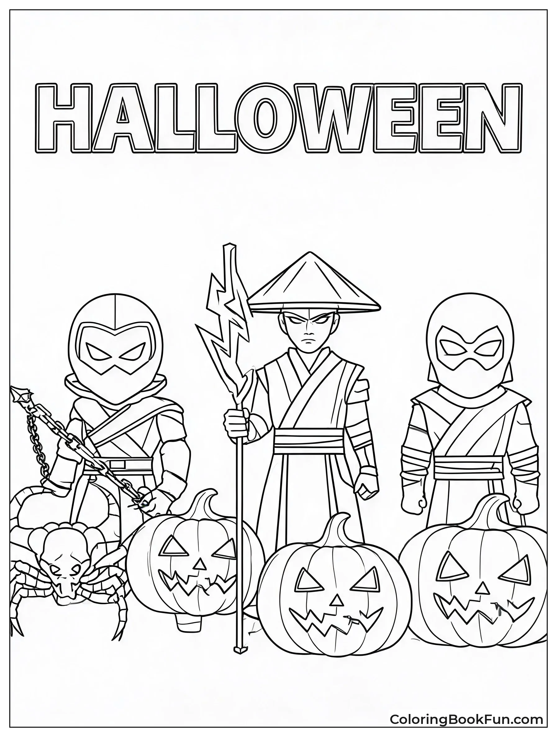Ninjas Wear Halloween Costumes