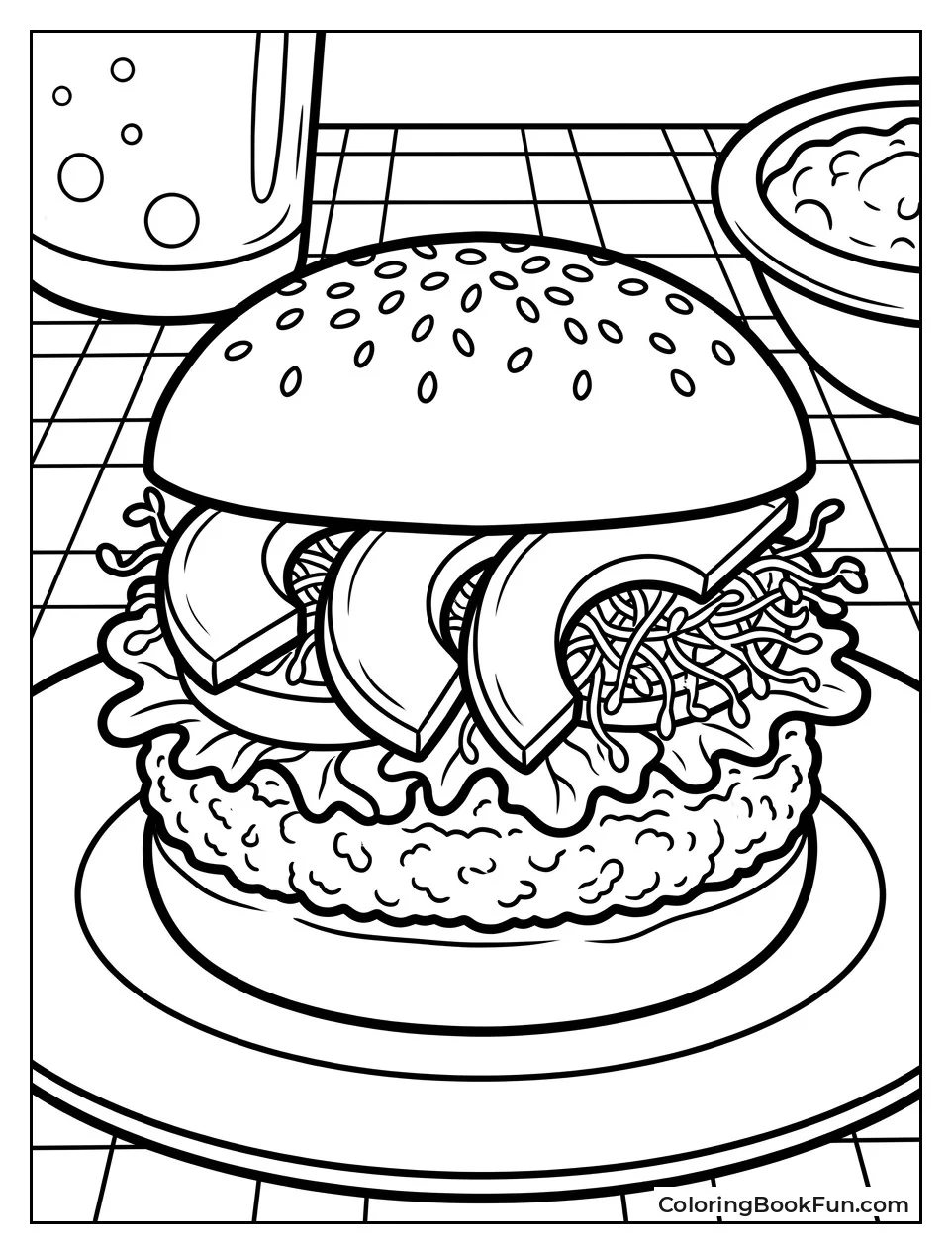 Veggie Burger with Avocado