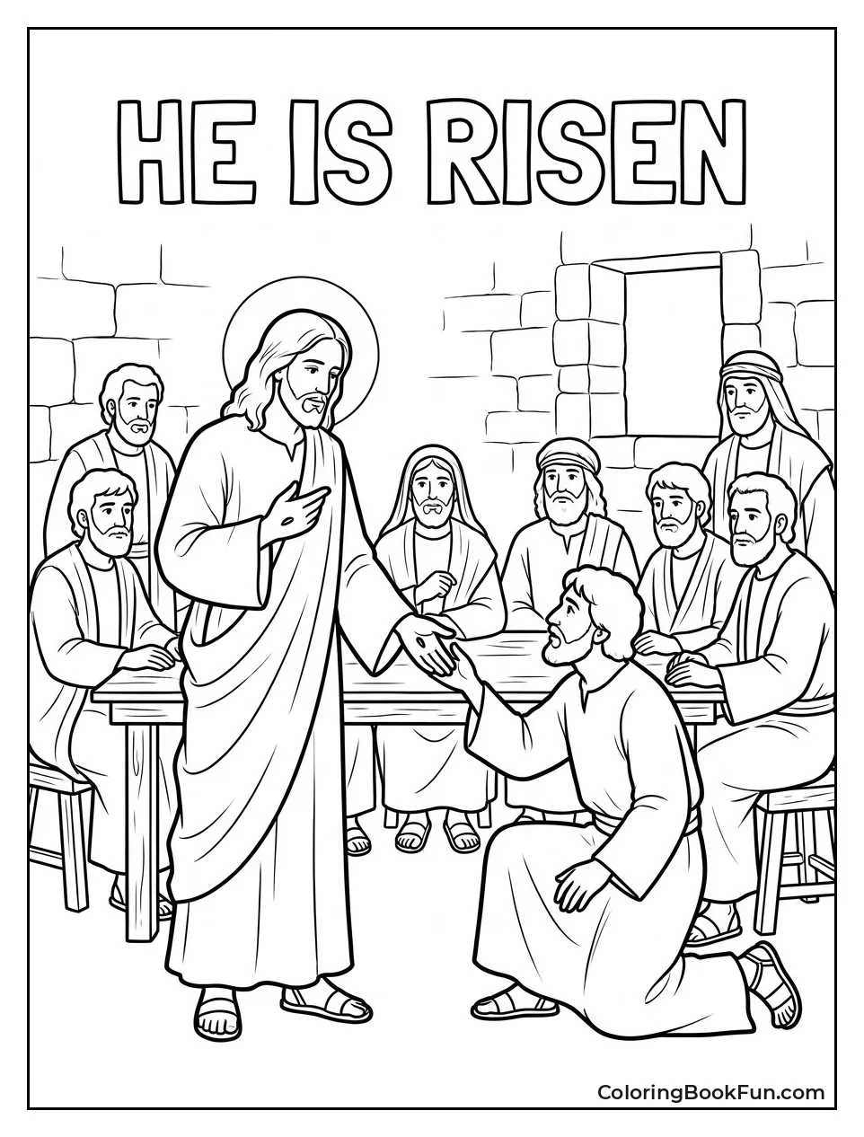 Jesus Shows Thomas His Hands